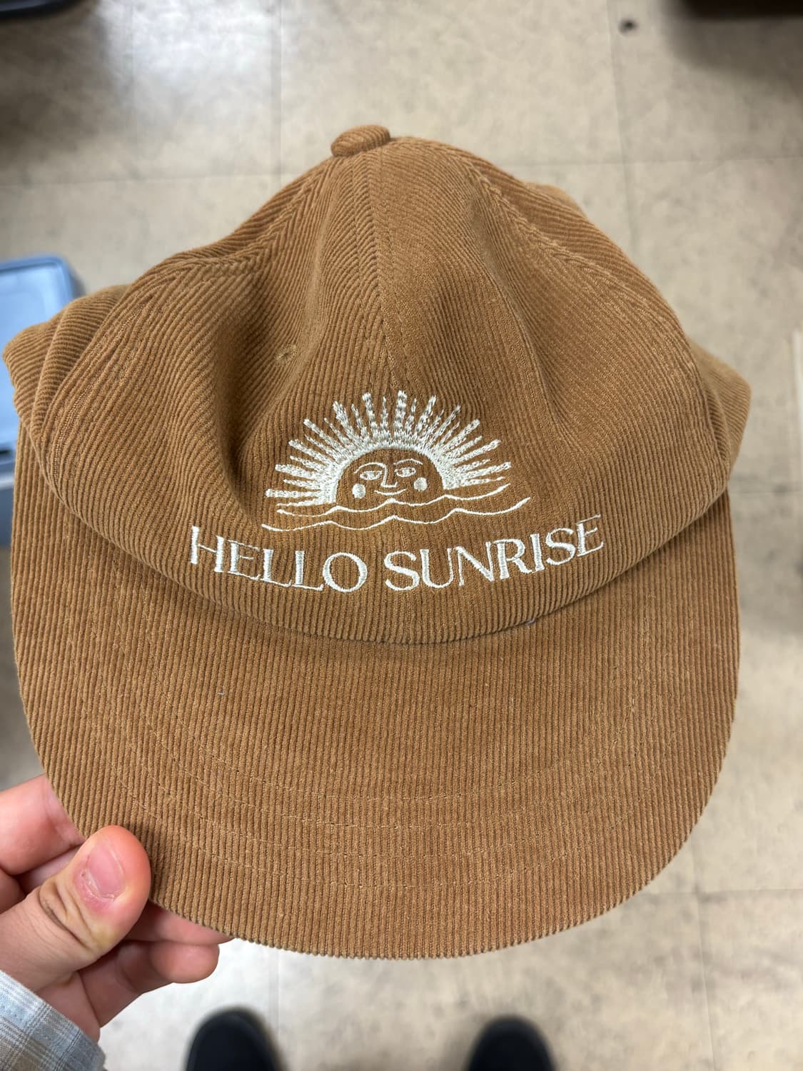 헬로선라이즈 코듀로이 볼캡 상품이미지1