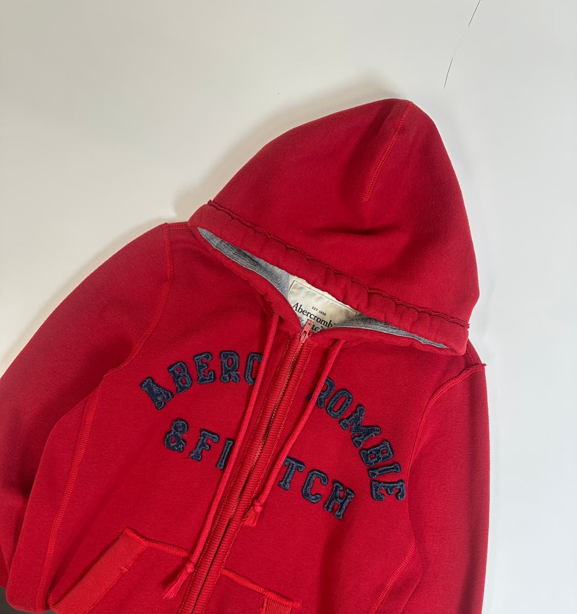 아베크롬비 스펠로고 커팅 후드집업 )M) 상품이미지1