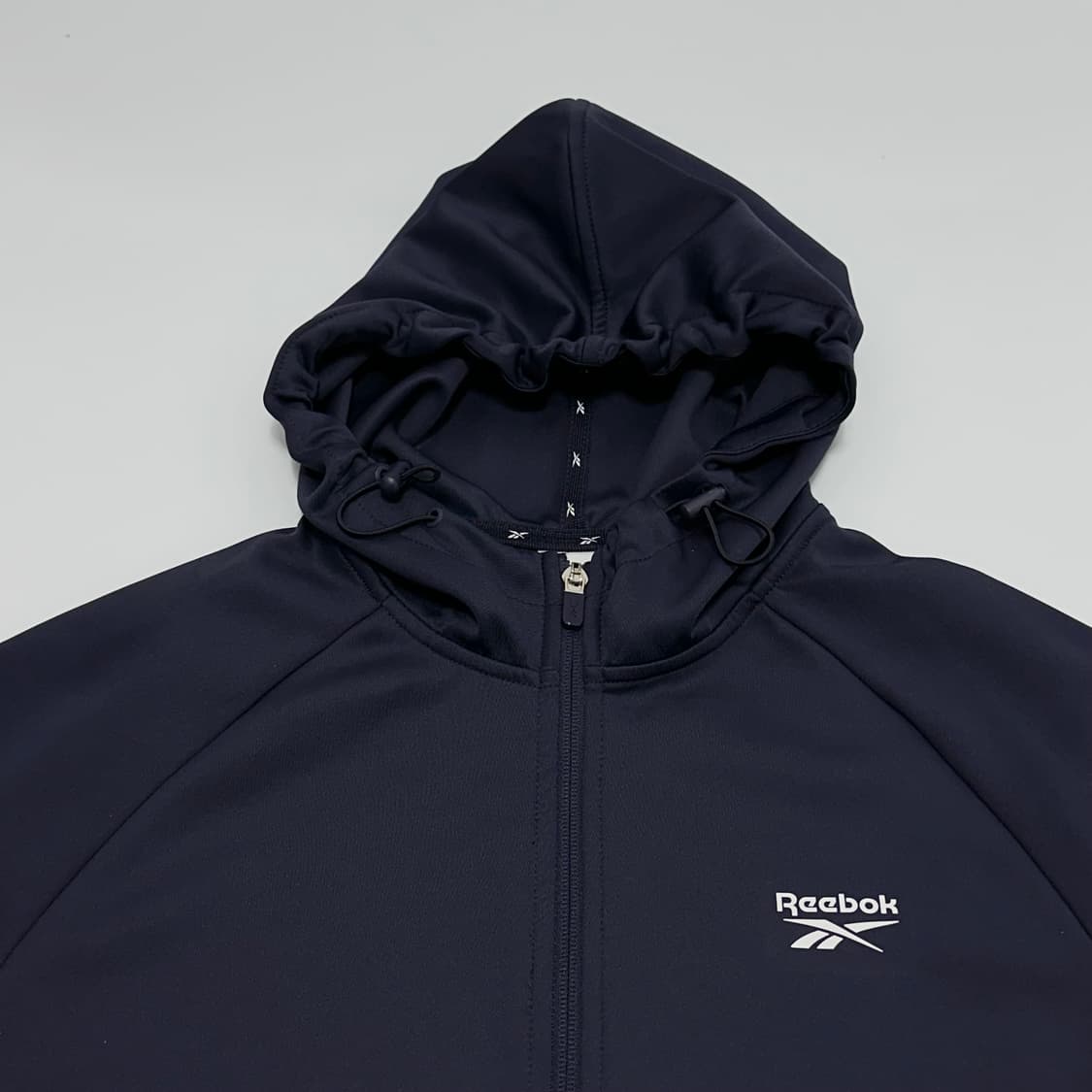 리복 져지 후드집업 네이비 트레이닝복 상품이미지2