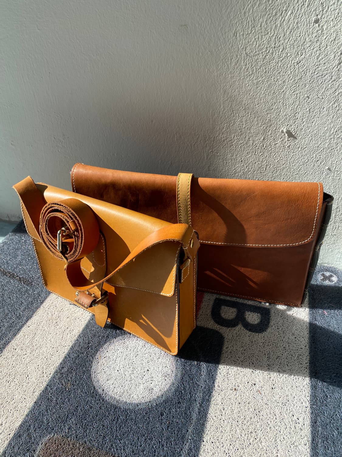 핸드메이드 가죽 가방 상품이미지2