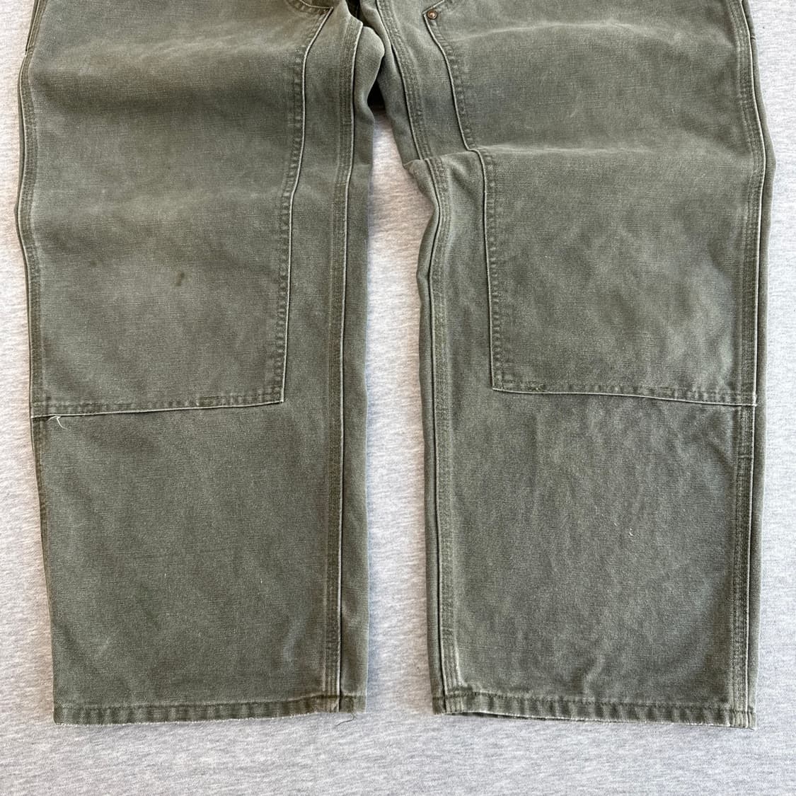 2005년 칼하트 B136 Moss 더블니 카펜더 팬츠  상품이미지4