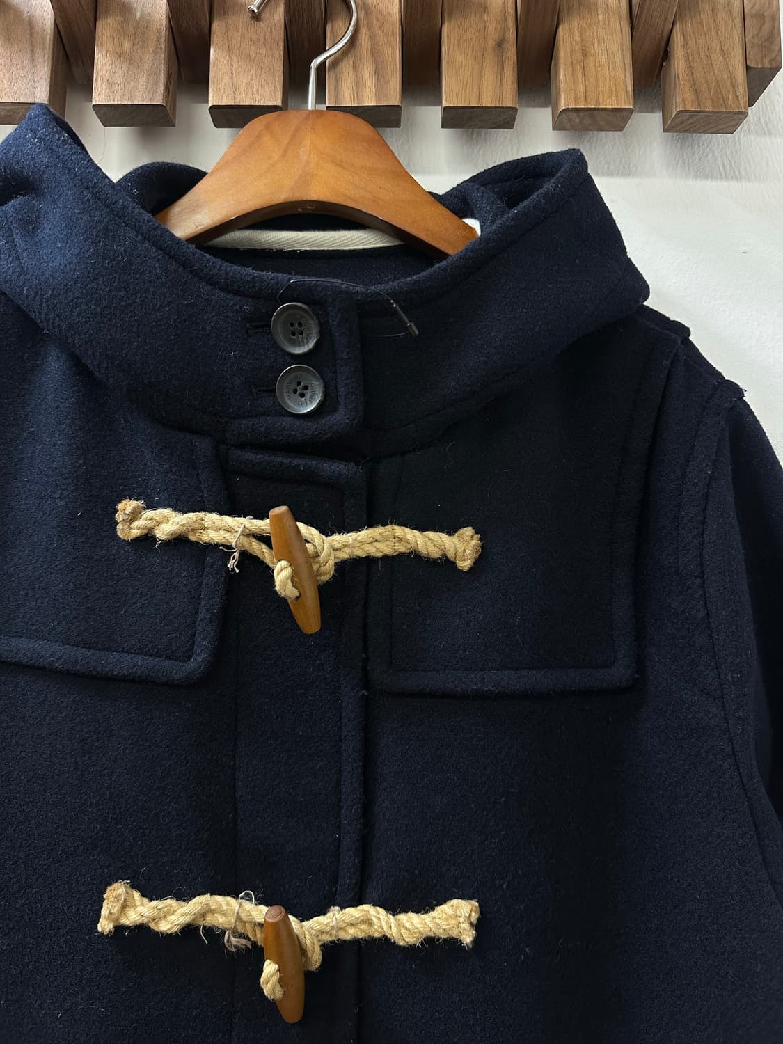 빈티지 하버드 일본판 떡볶이 후드 더플 코트 상품이미지2