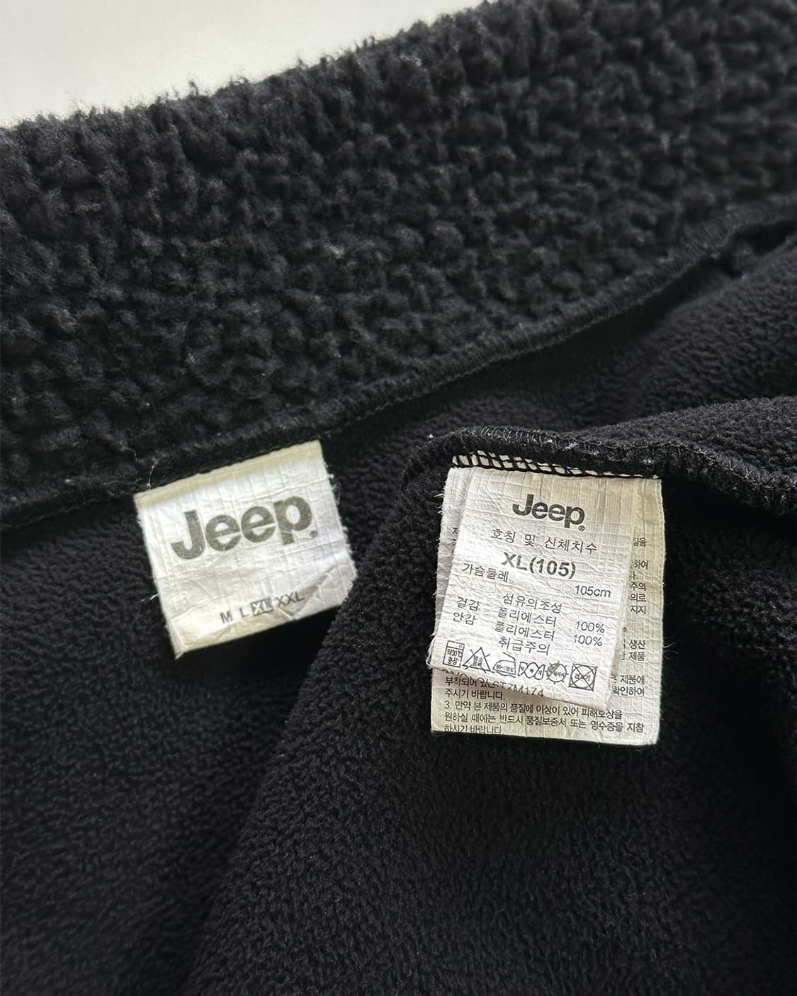 JEEP 뽀글이 자켓 블랙 상품이미지4