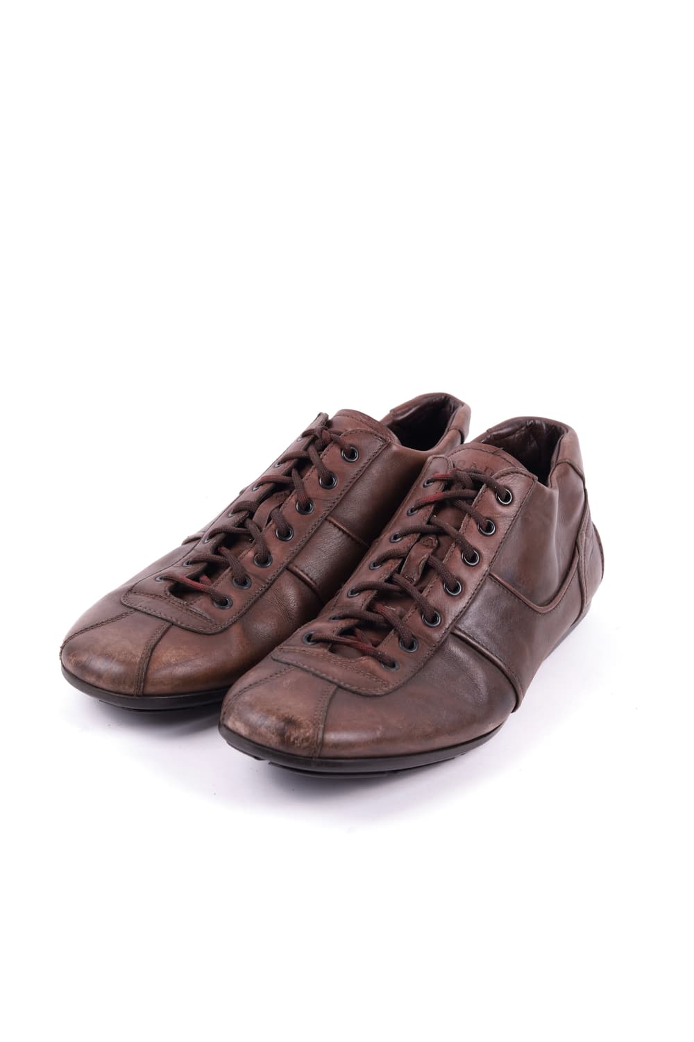 [9] 프라다 스포츠 아카이브 브라운 레더 드라이빙 스니커즈 상품이미지2