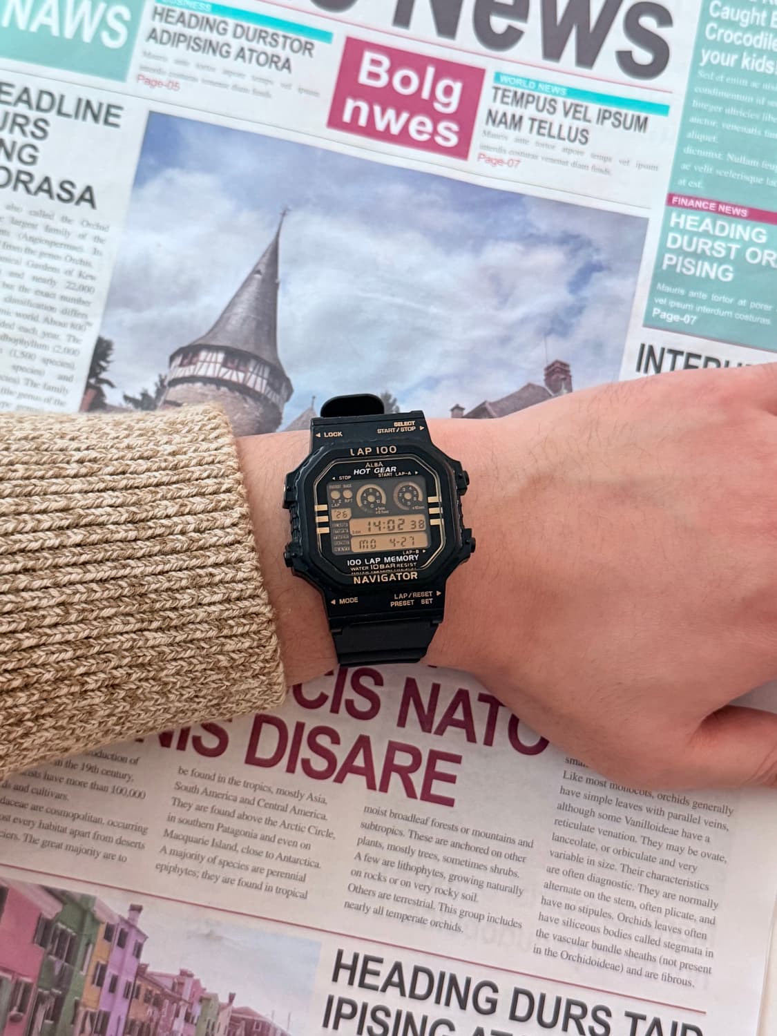 Seiko 세이코 ALBA HOT GEAR 네비게이터 상품이미지5