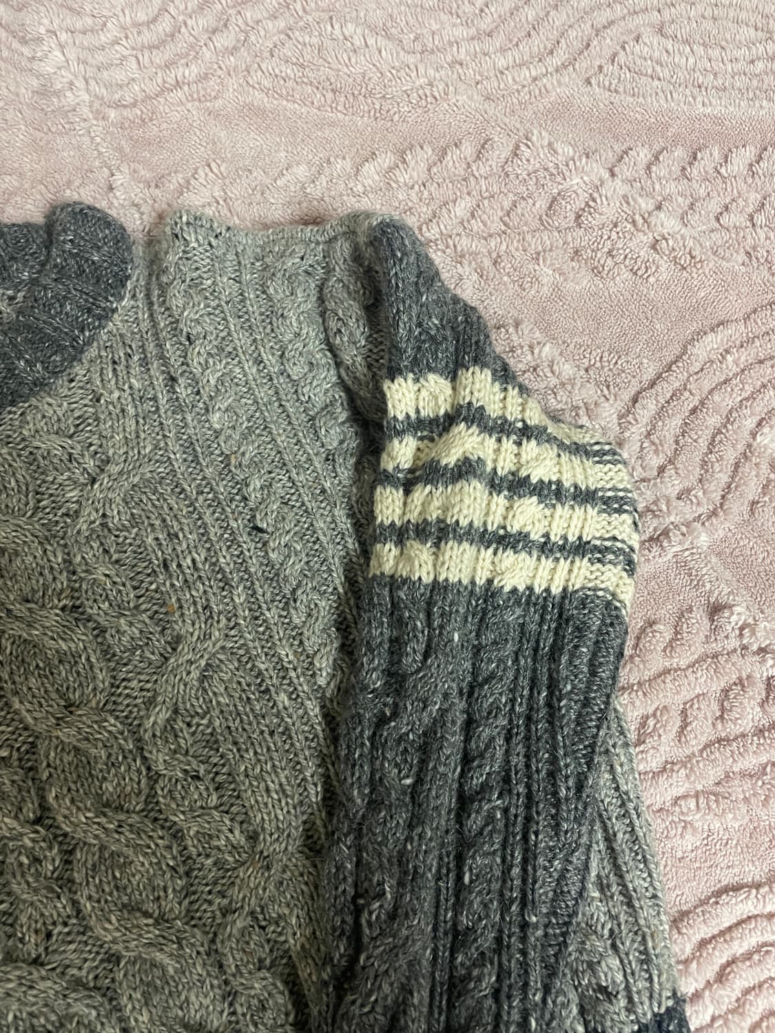 톰브라운 아란 케이블 니트 2사이즈 상품이미지4