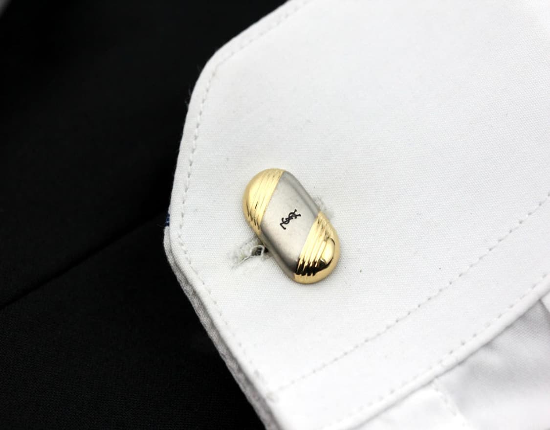 입생로랑 B+등급 남자 명품 커프스 빈티지 상품이미지6