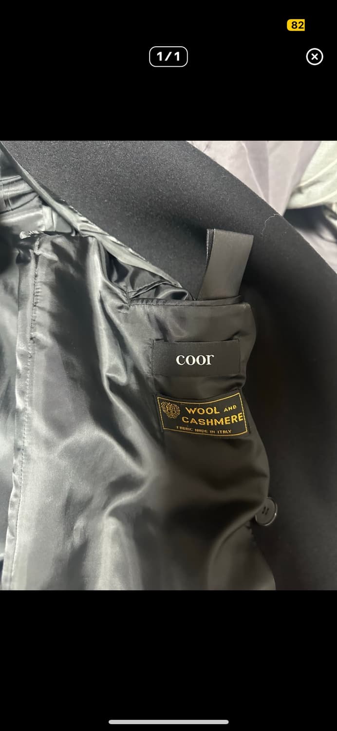 쿠어 mrt 더블 롱코트 S 판매 상품이미지3