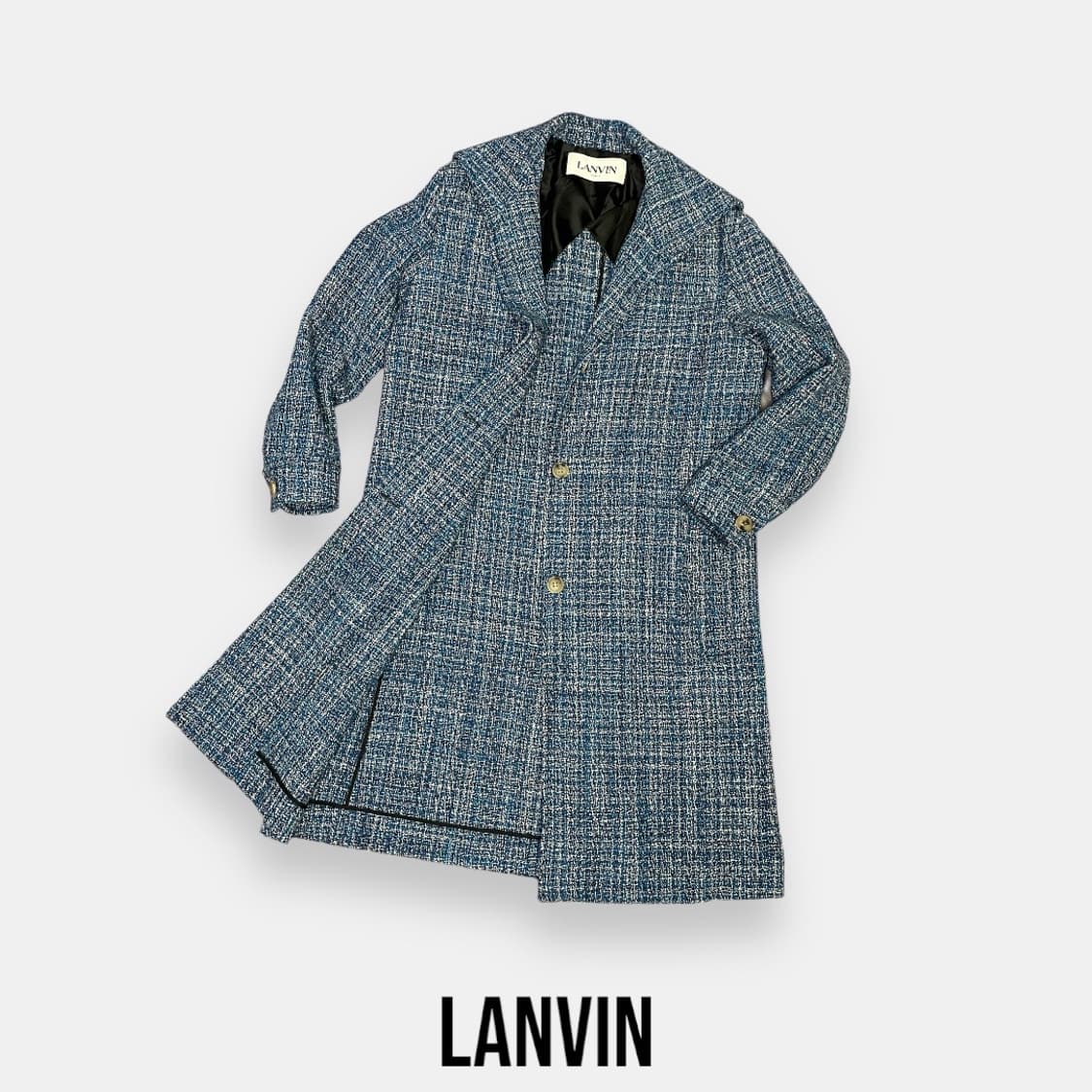 랑방 트위드 코트 상품이미지1