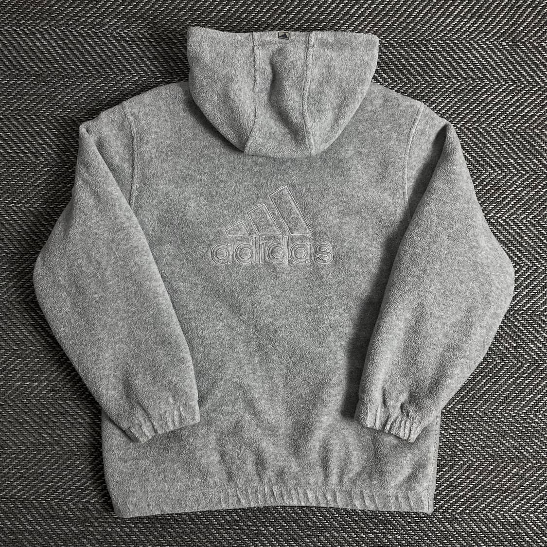 00s 아디다스 올드스쿨 플리스 후드 자켓 y 2885 상품이미지2
