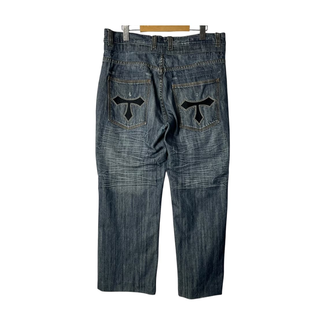 [JPN] 빈티지 크로스 페이드 데님팬츠 상품이미지1