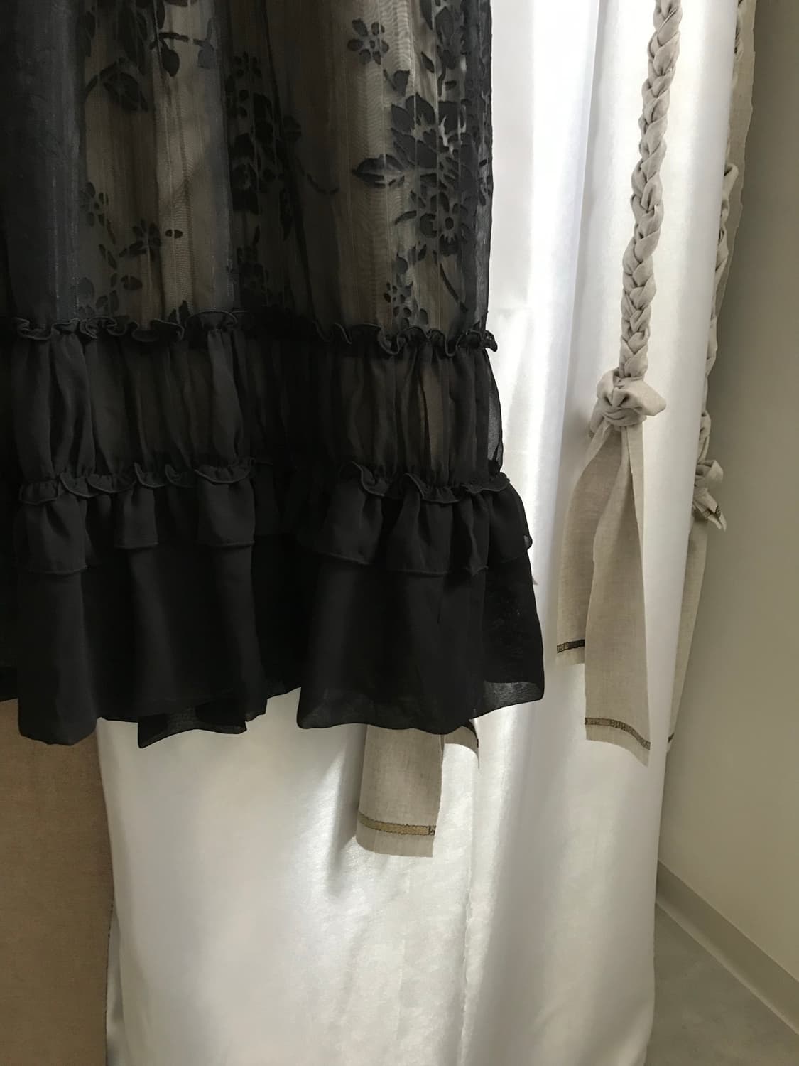 vintage pattern frill one-piece  상품이미지8