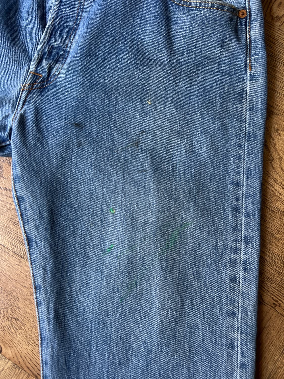 [36]리바이스 501 블랭크탭 빈티지 페인팅 스트레이트 데님 팬츠 상품이미지5