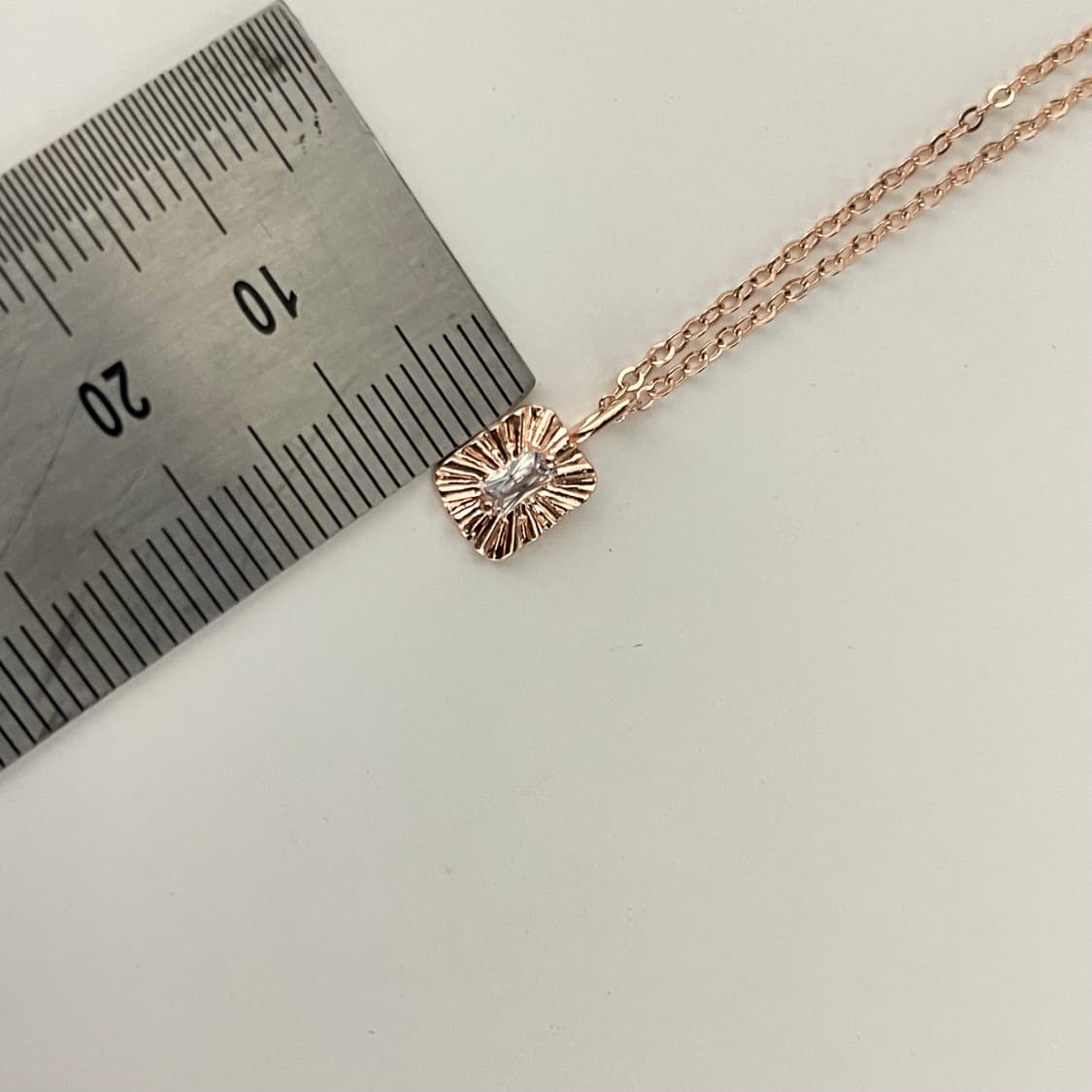 새상품) 전체 925실버 로즈골드 도금된 925은 목걸이 상품이미지6