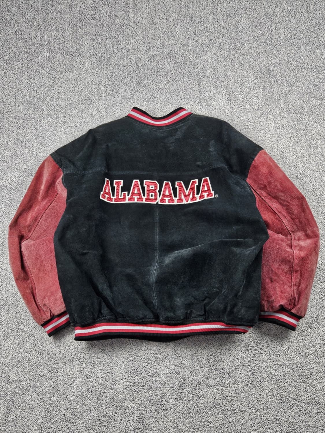 앨라배마 크림슨 타이드 빈티지 가죽 바시티자켓 ( 2XL )/ 10073 상품이미지1