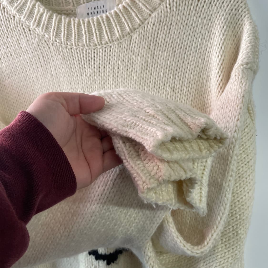 빈티지 머쉬룸 니트 상품이미지6