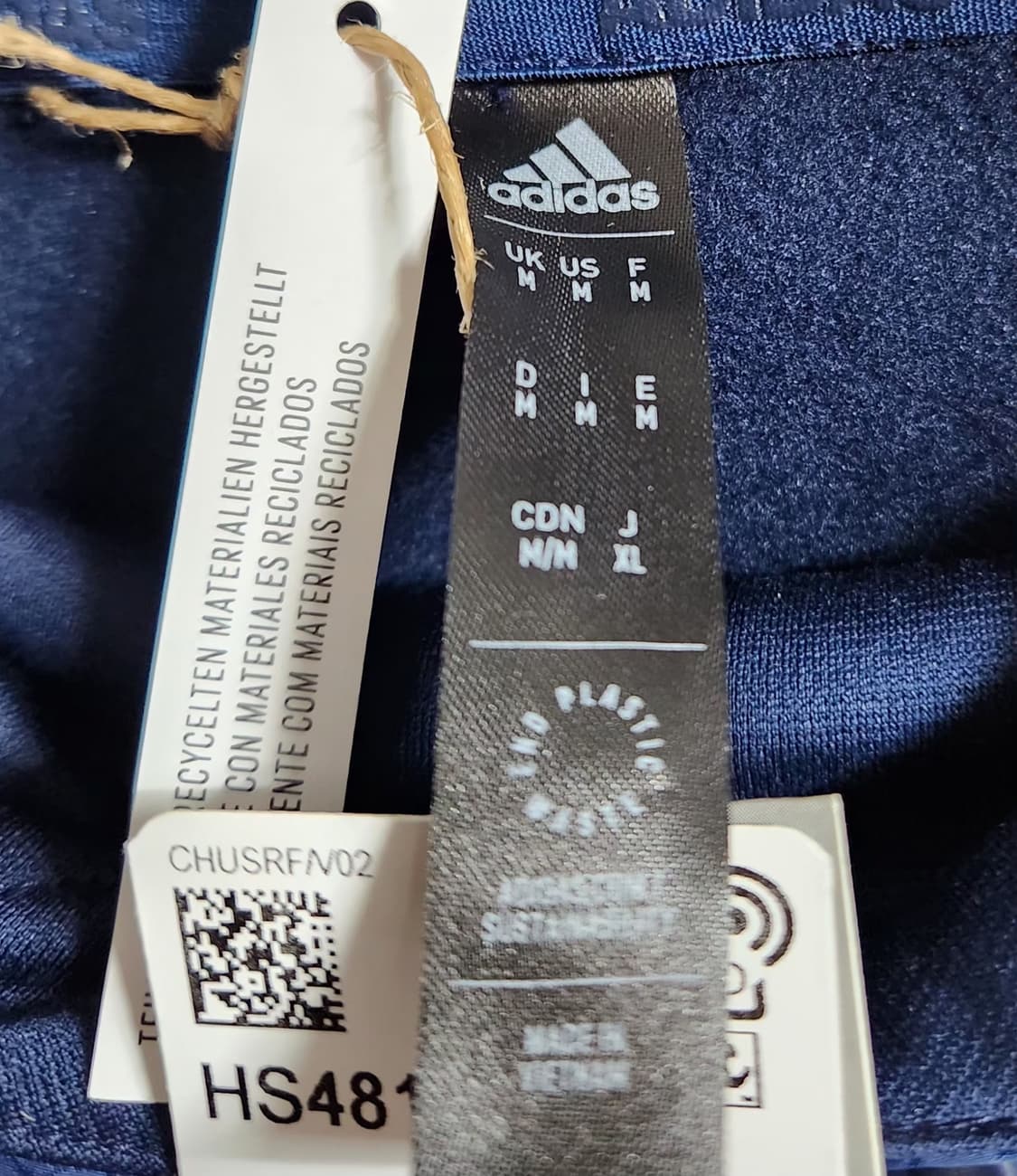 아디다스 105 기모후드. 새상품 상품이미지3