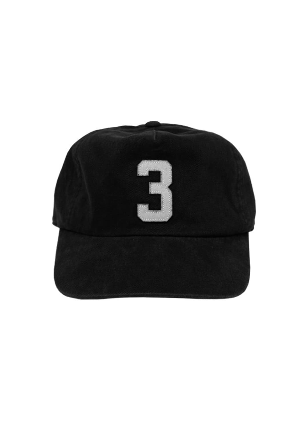컬렉트피시스 모자 THREE 5 PANEL CAP (BLACK) 상품이미지1