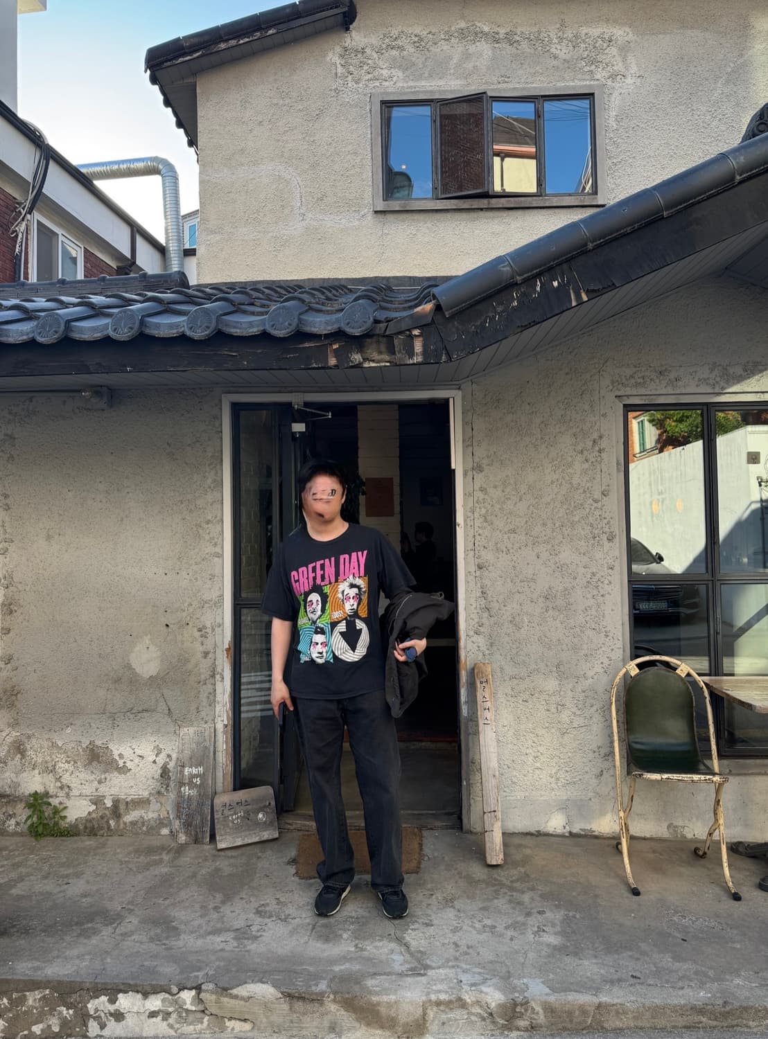 빈티지 그린데이 GREENDAY iUNO iDOS iTRE 그래픽 티셔츠 상품이미지7
