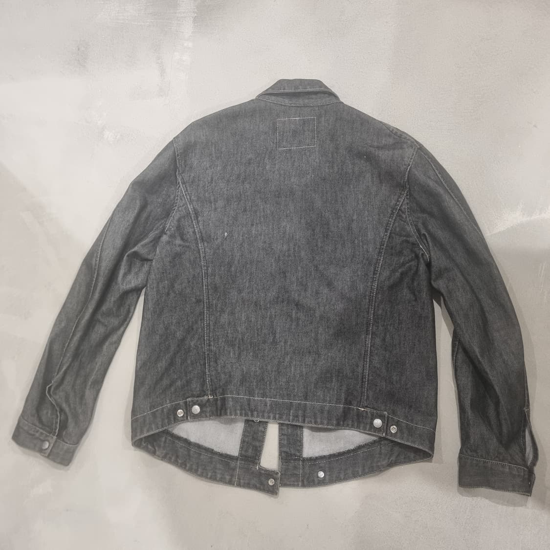 미국 리바이스 엔지니어드진 귀한색 흑청데님 청자켓 L사이즈 상품이미지4