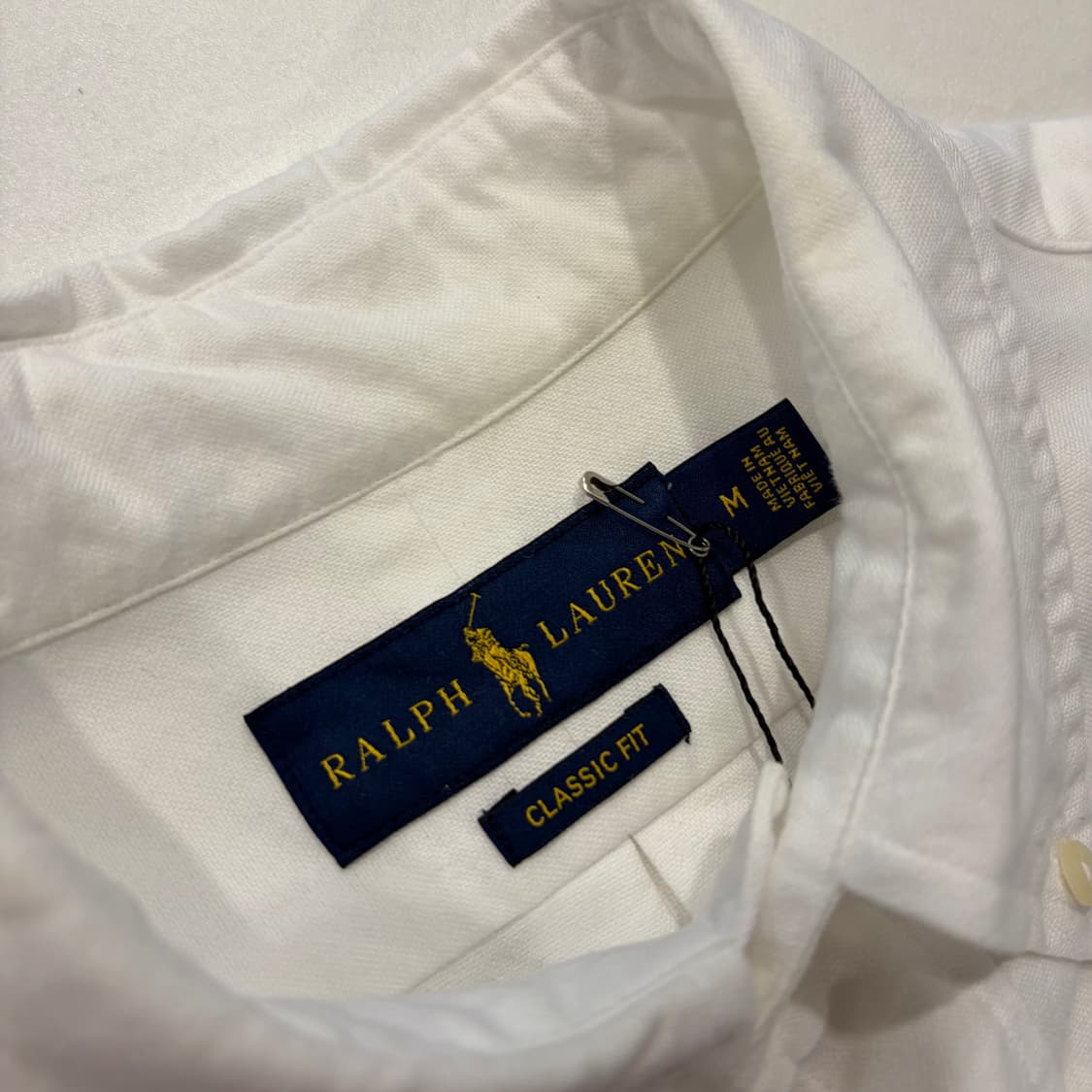 [M] 폴로 랄프로렌 클래식핏 화이트 흰색 셔츠 D549 상품이미지5
