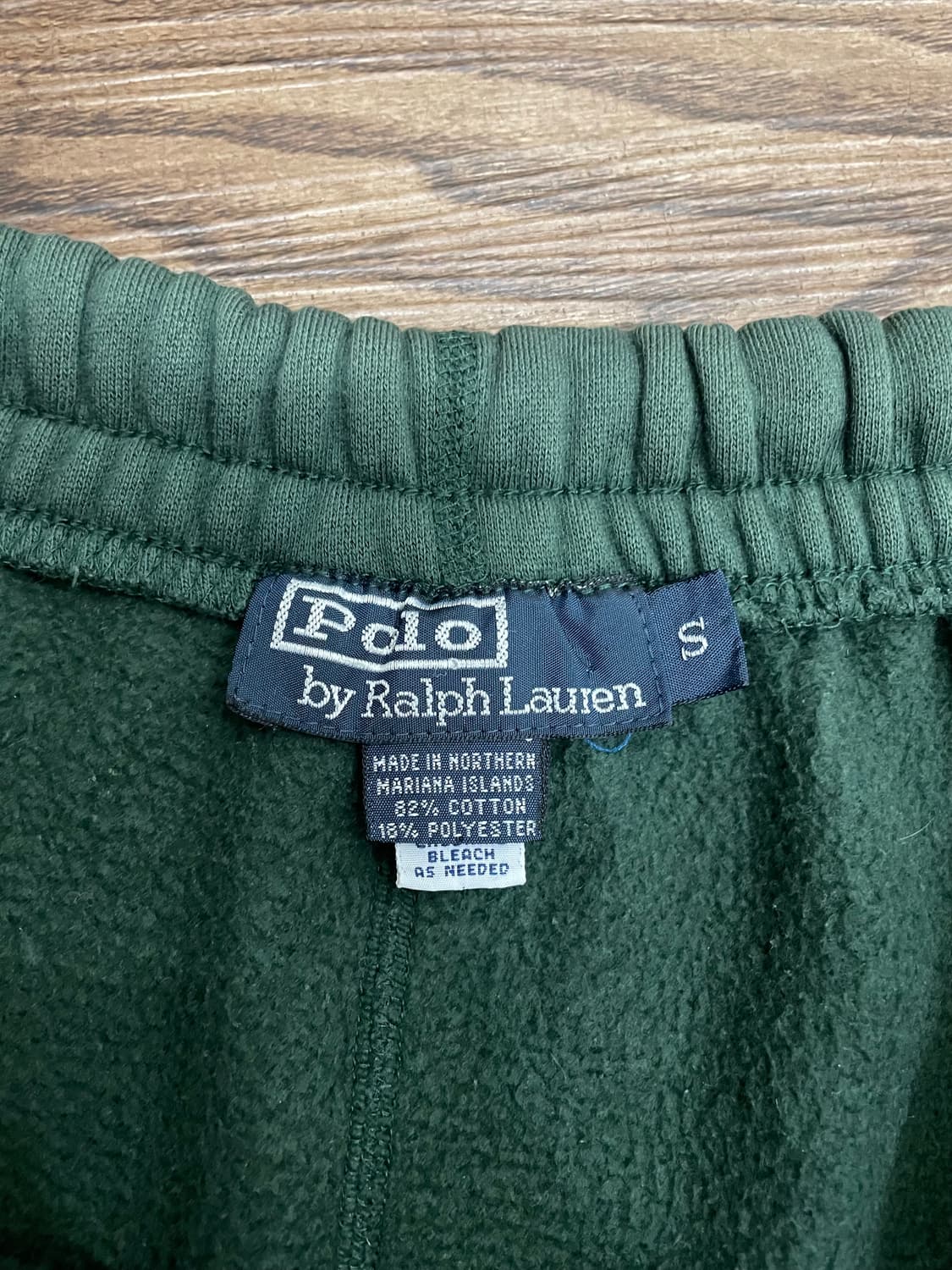 90s USA 폴로 랄프로렌 스웻 조거팬츠 카키 L-XL 상품이미지6
