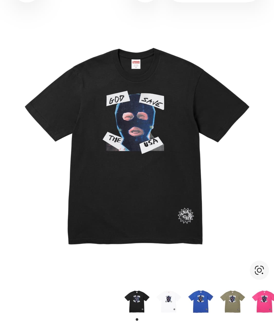 슈프림 갓 세이브 어스 티셔츠 블랙 - 26SS 상품이미지1