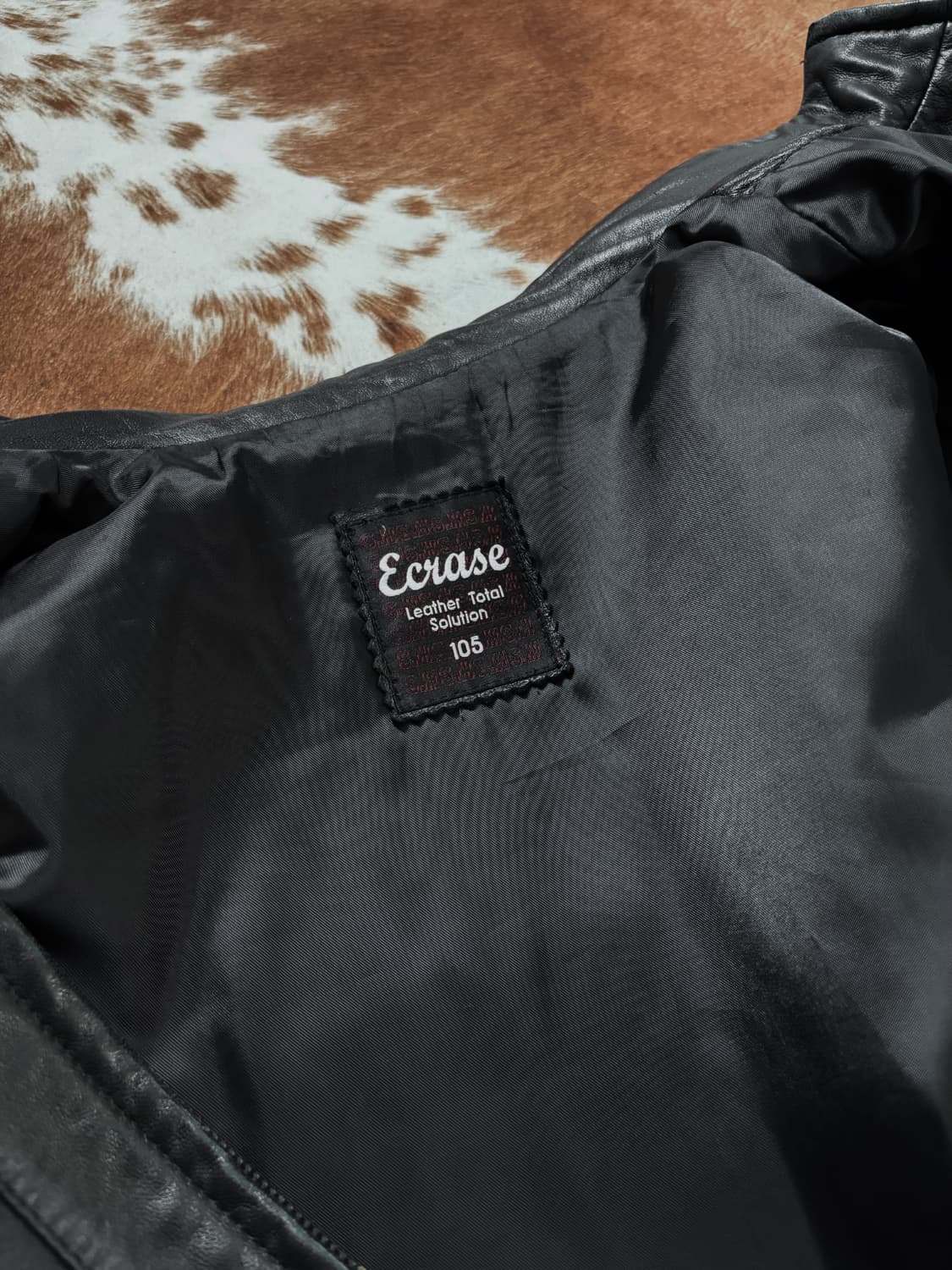 Ecrase 레더 바이크 자켓 양가죽 100% 상품이미지5
