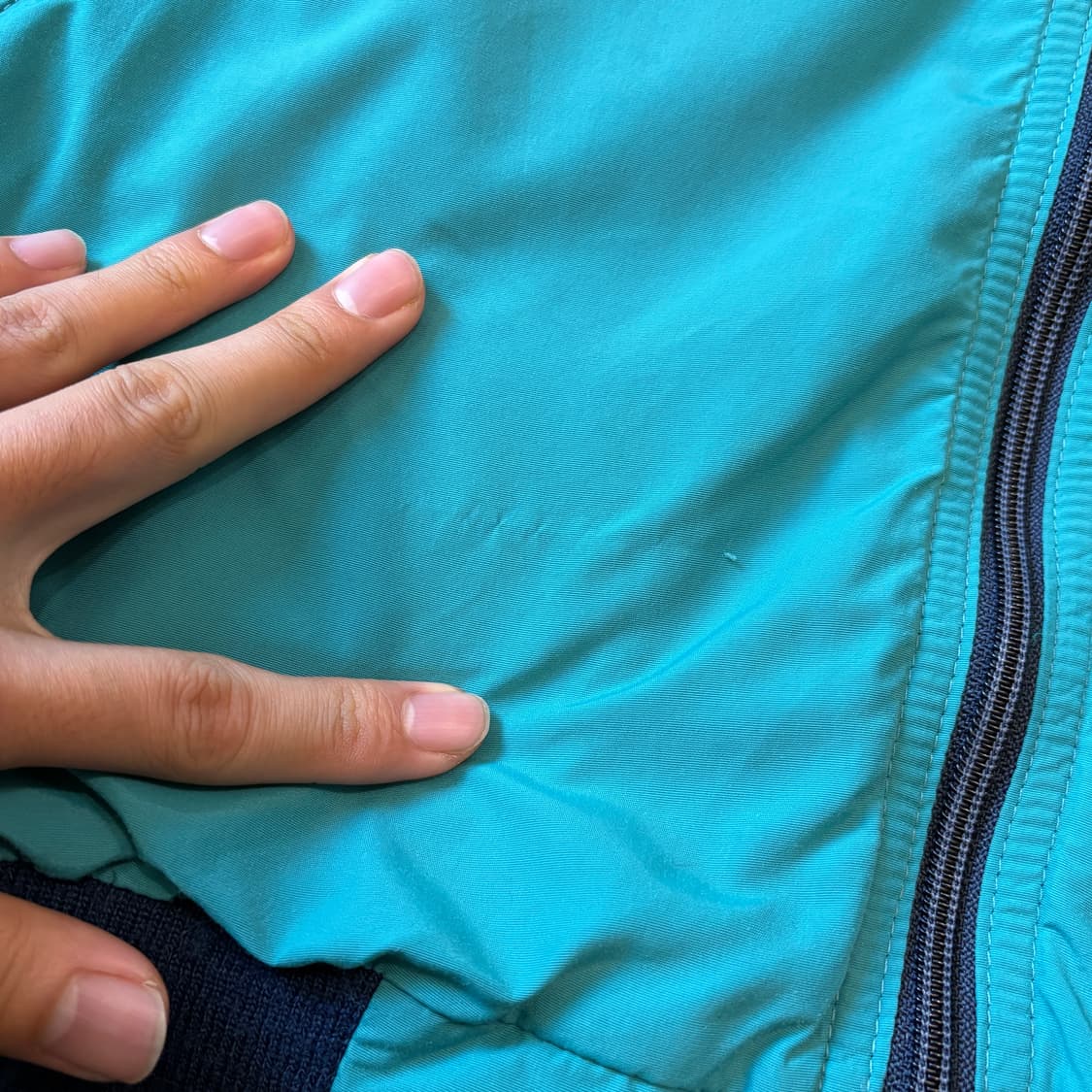 90년대 미국 생산 엘엘빈 청록 컬러 쓰리 시즌 웜업 자켓 상품이미지7