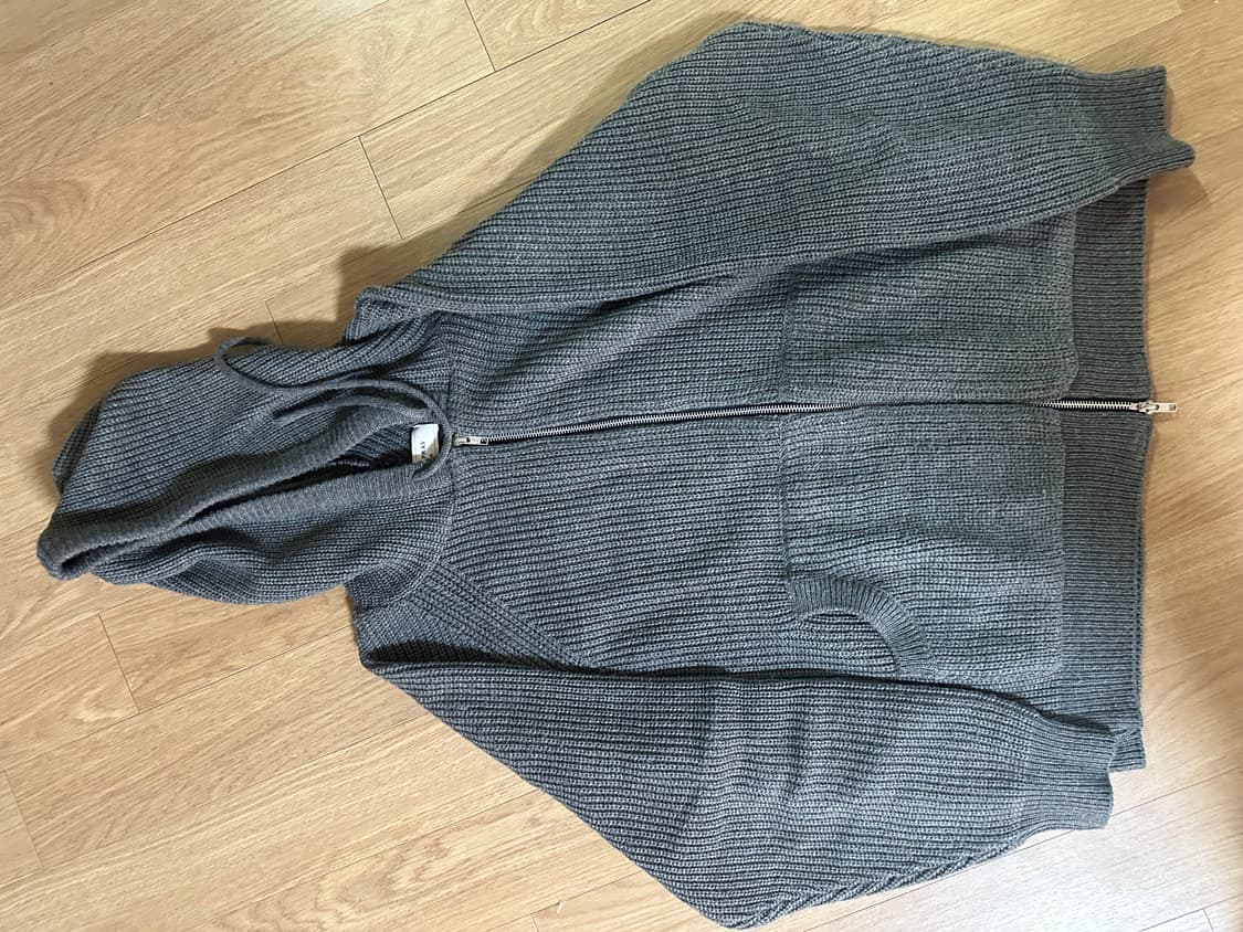 애프터프레이 컴포트 후디 집업 그레이 M 판매 상품이미지2