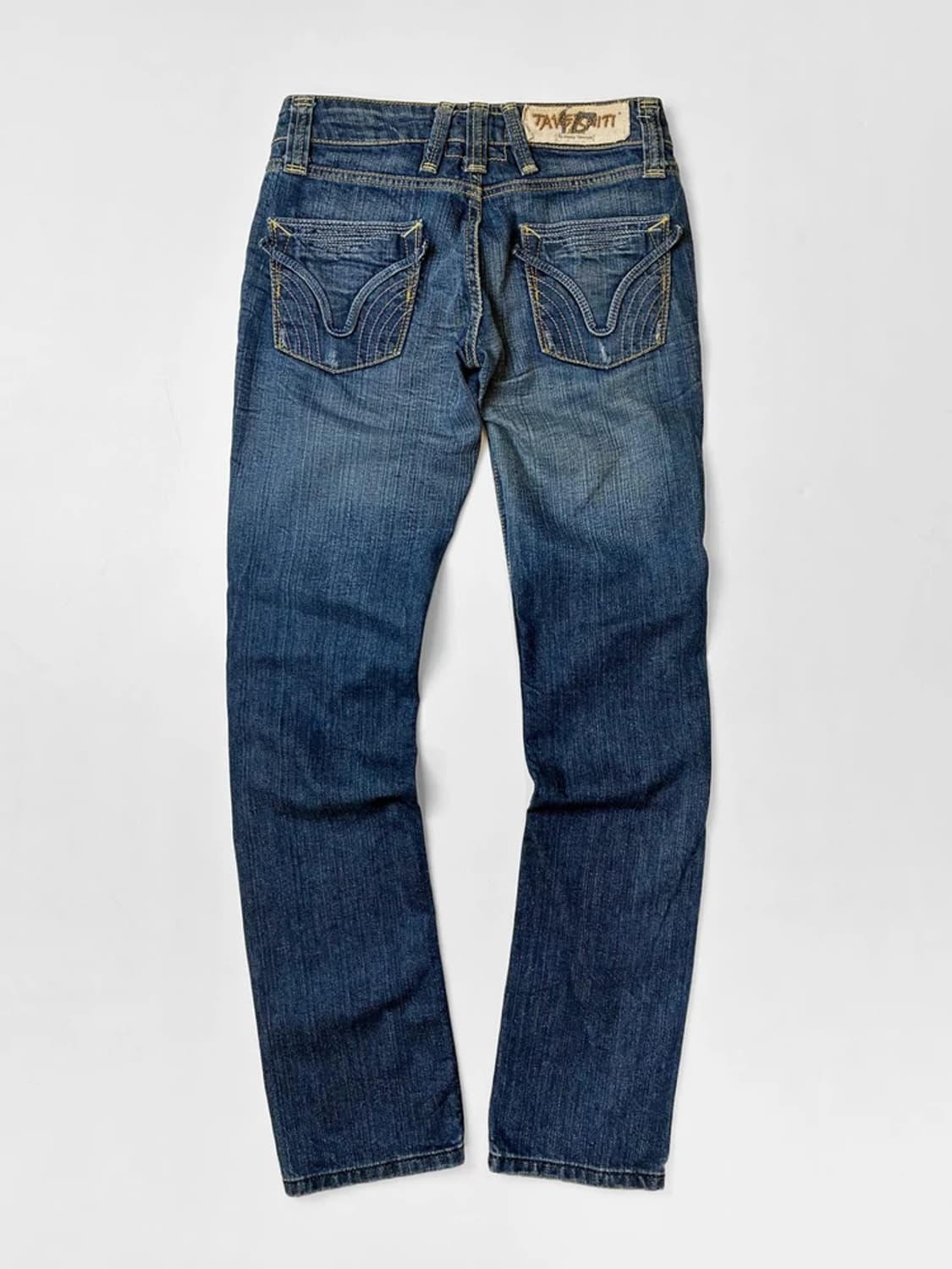 Taverniti so 00's 페이딩 스트레이트 데님 팬츠 PN5578 상품이미지5