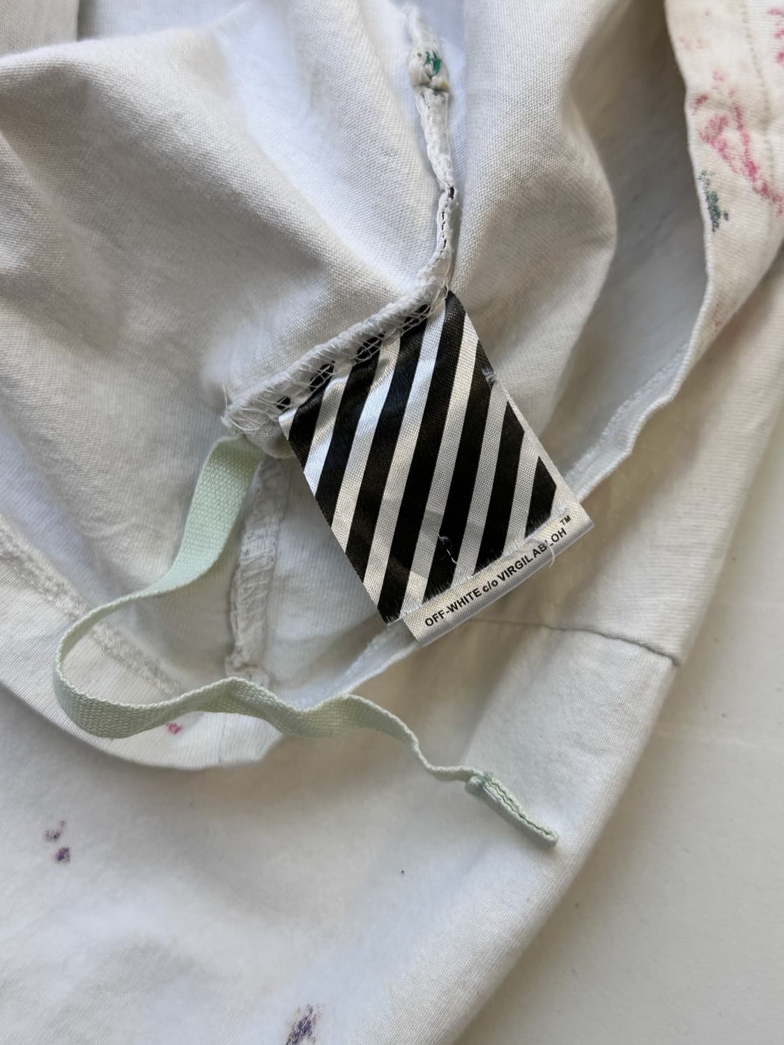 오프화이트 갤럭시 페인티드 애로우 롱슬리브 상품이미지7