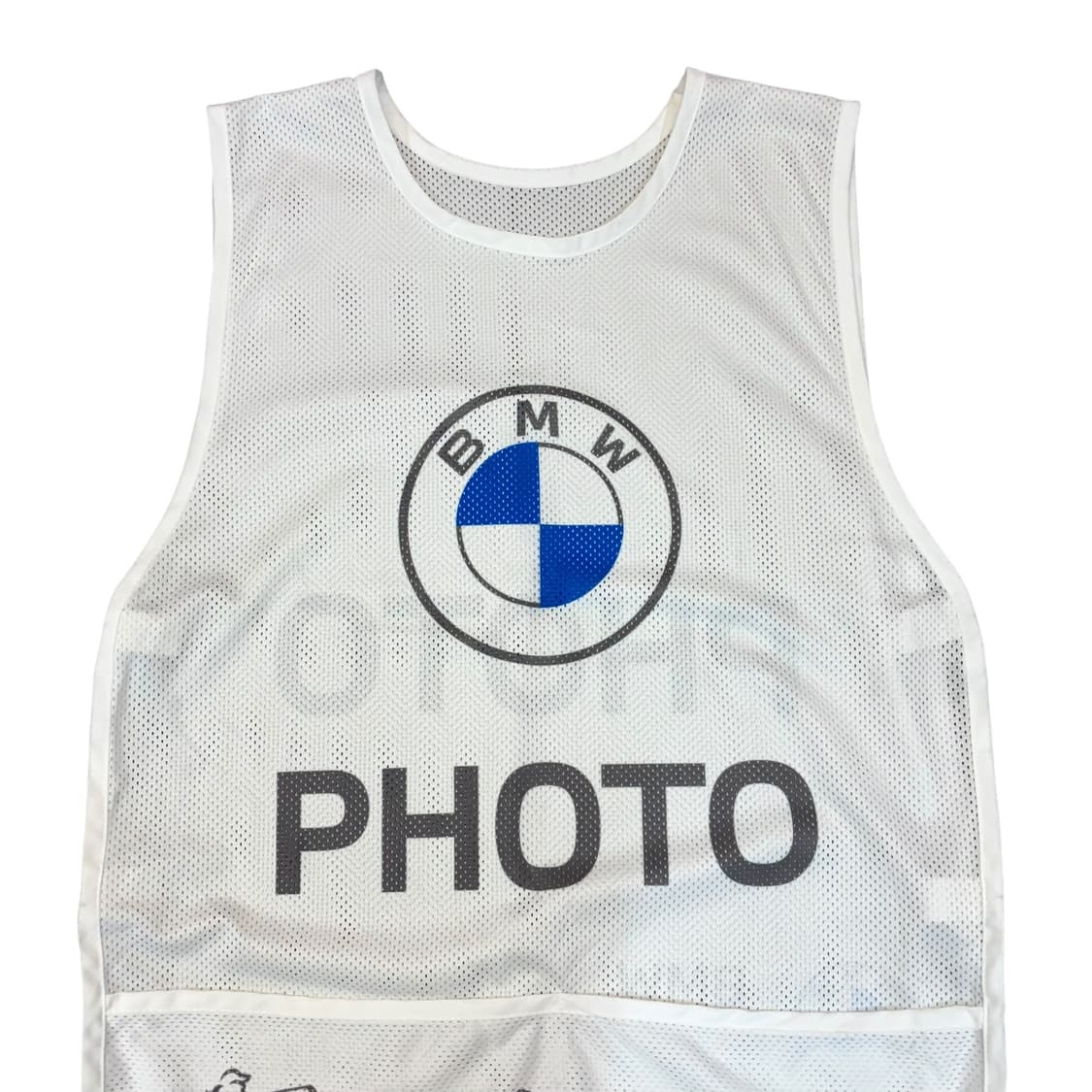 (L) BMW LPGA 포토그래퍼 화이트 조끼  상품이미지2