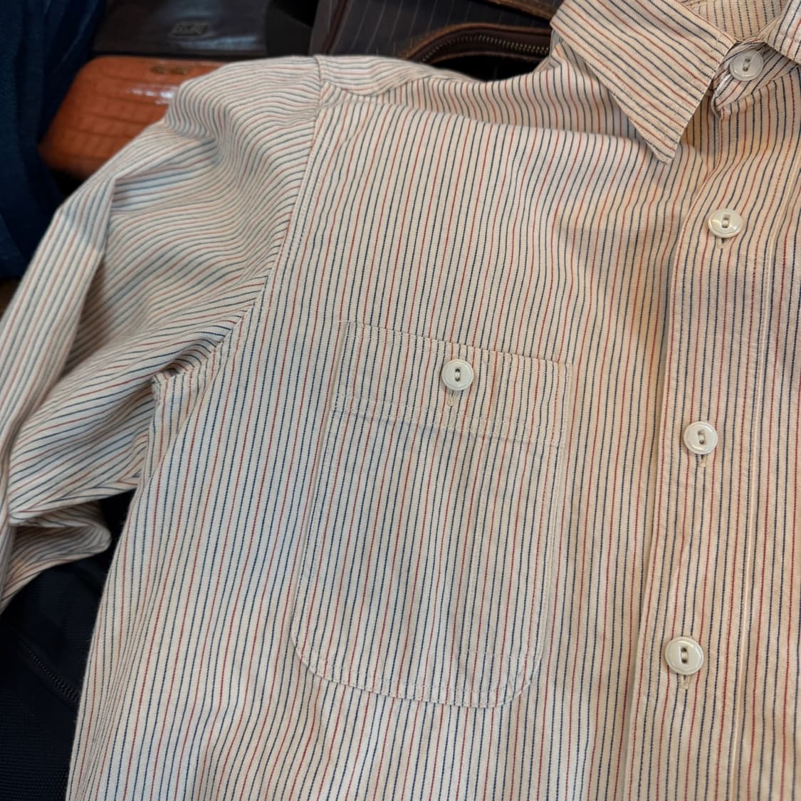 슈가 케인 워크 셔츠 스트라이프 L 사이즈 상품이미지7