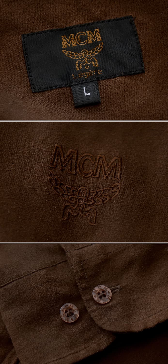MCM 오리지널 벨벳 스웨이드 집업 셔츠 자켓 (95-100) 상품이미지10