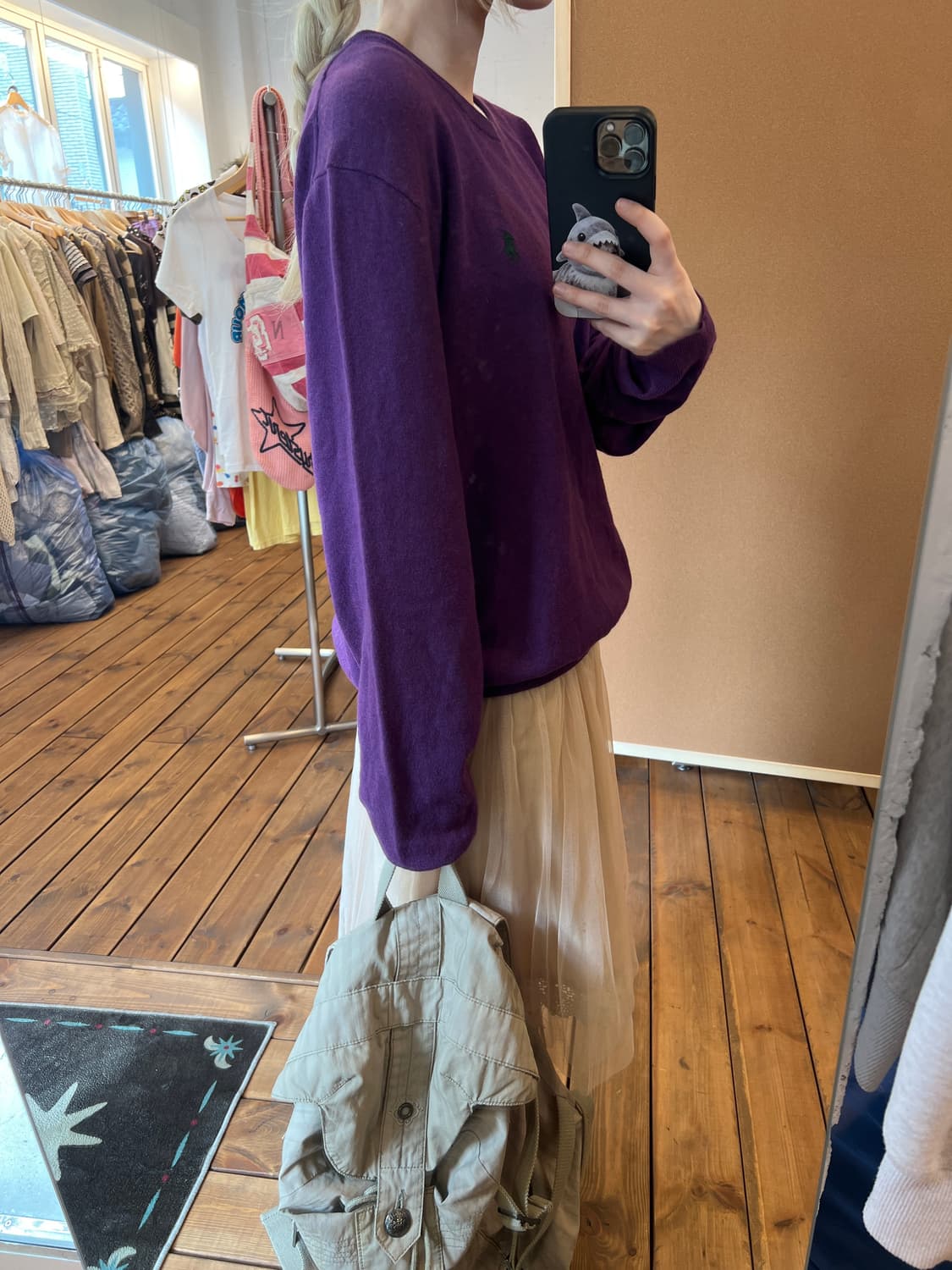 폴로 퍼플 니트 상품이미지4