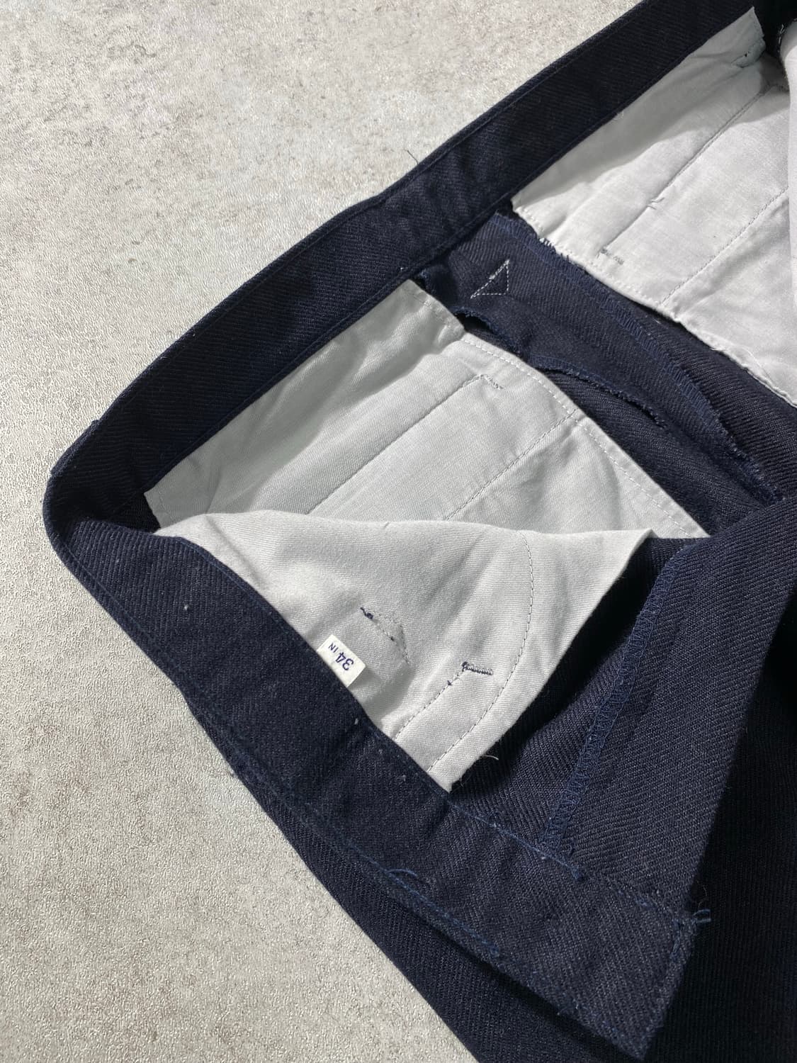 [32] 80s Levi's 리바이스 부츠컷 슬랙스 다크네이비 상품이미지8