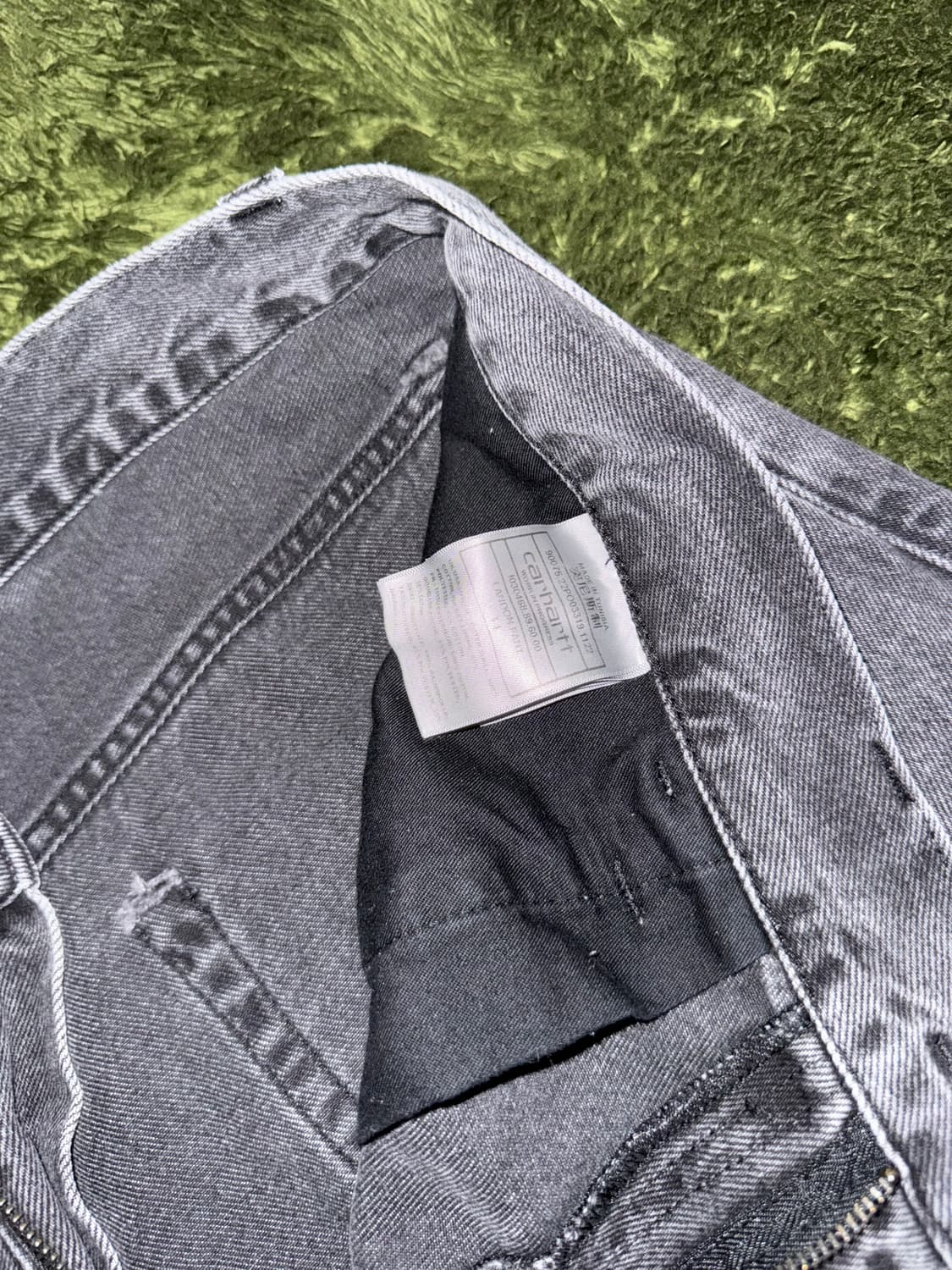 [34] 칼하트 WIP LANDON 랜든 데님 팬츠 블랙 헤비 스톤워시 상품이미지4