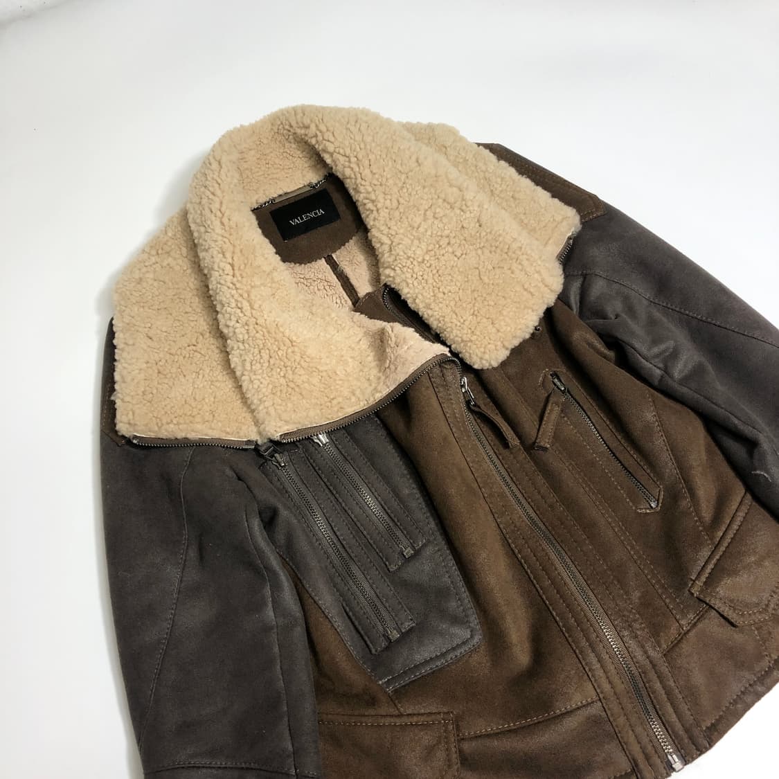 발렌시아 더블넥 양털 무스탕 66 상품이미지2