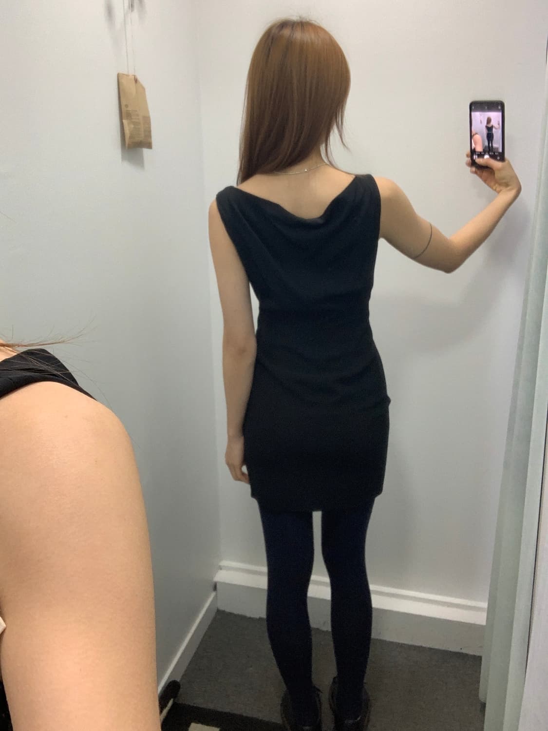 모스키노 턱시도 실크 블랙 원피스 상품이미지10