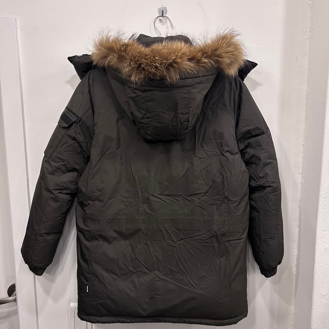 레드페이스 콘트라 덕다운 후드 하프 패딩 상품이미지5