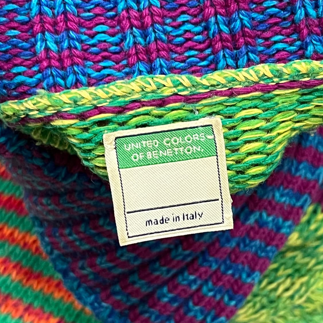  베네통 멀티 패턴 니트 가디건 y15556 상품이미지5