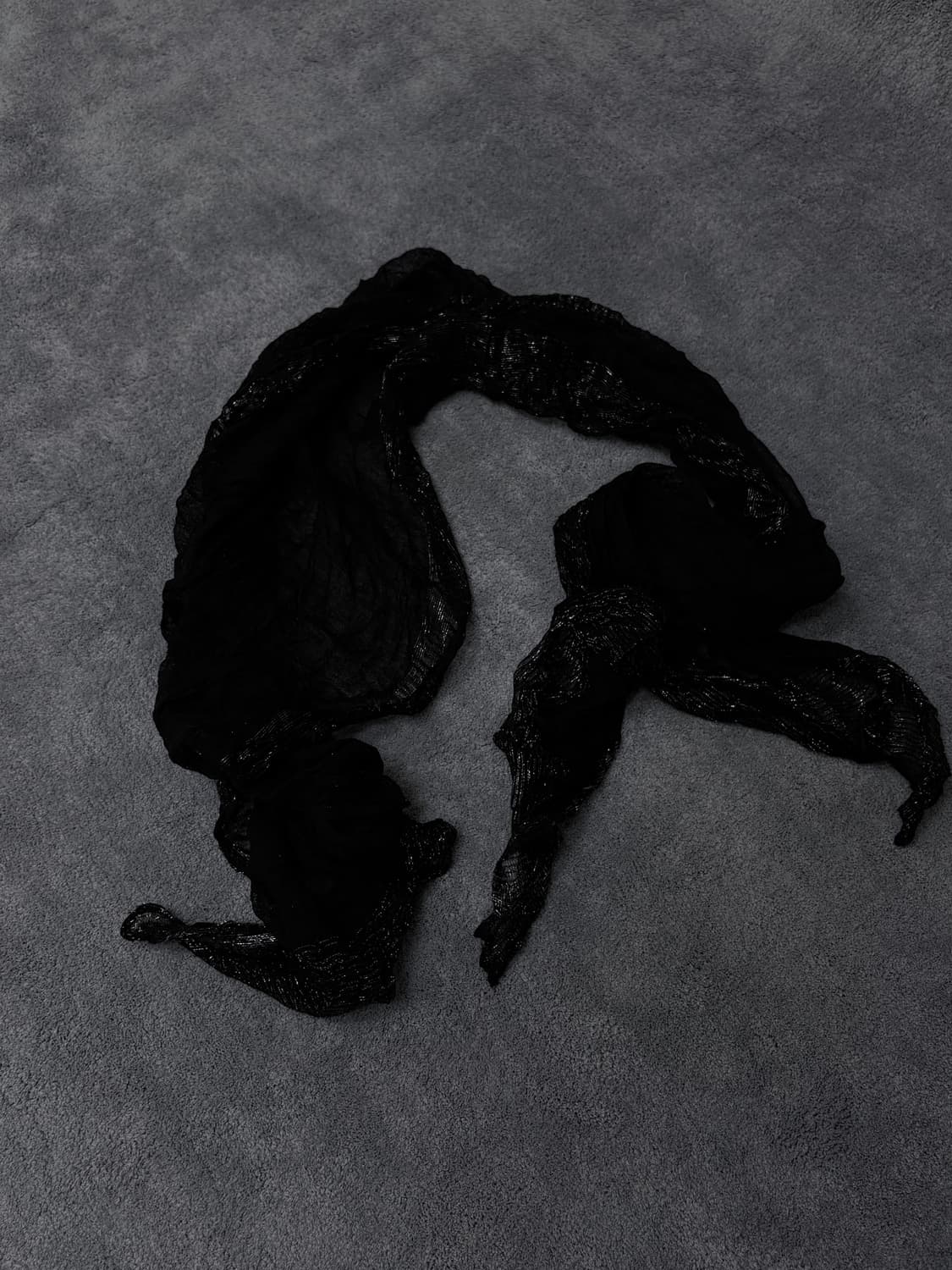 Vintage minial grunge mood scarf 상품이미지3