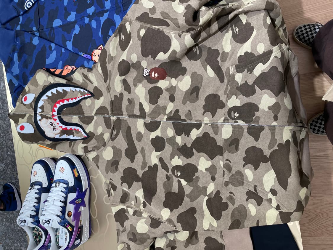 베이프 스트레이 키즈 후드집업 상품이미지2