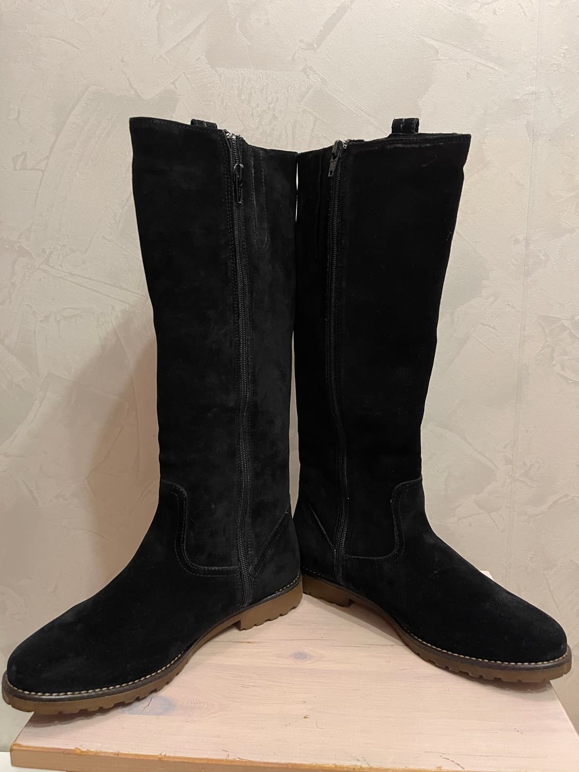 Hawkins호킨스 'Grace Garden' 블랙 스웨이드 롱부츠 상품이미지7