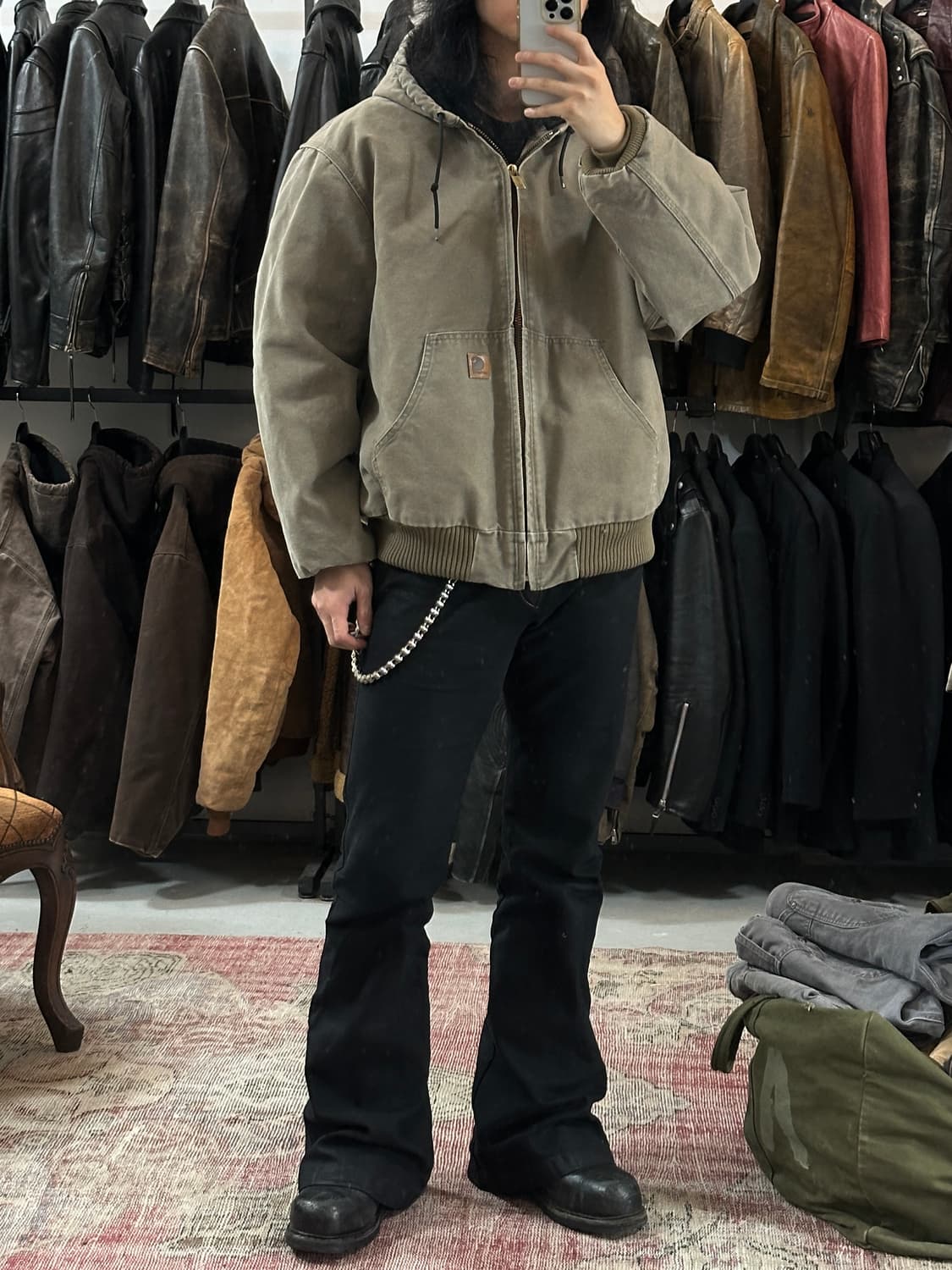 00’s OG 칼하트 J130 액티브 자켓 칼하트 DES J68 상품이미지2