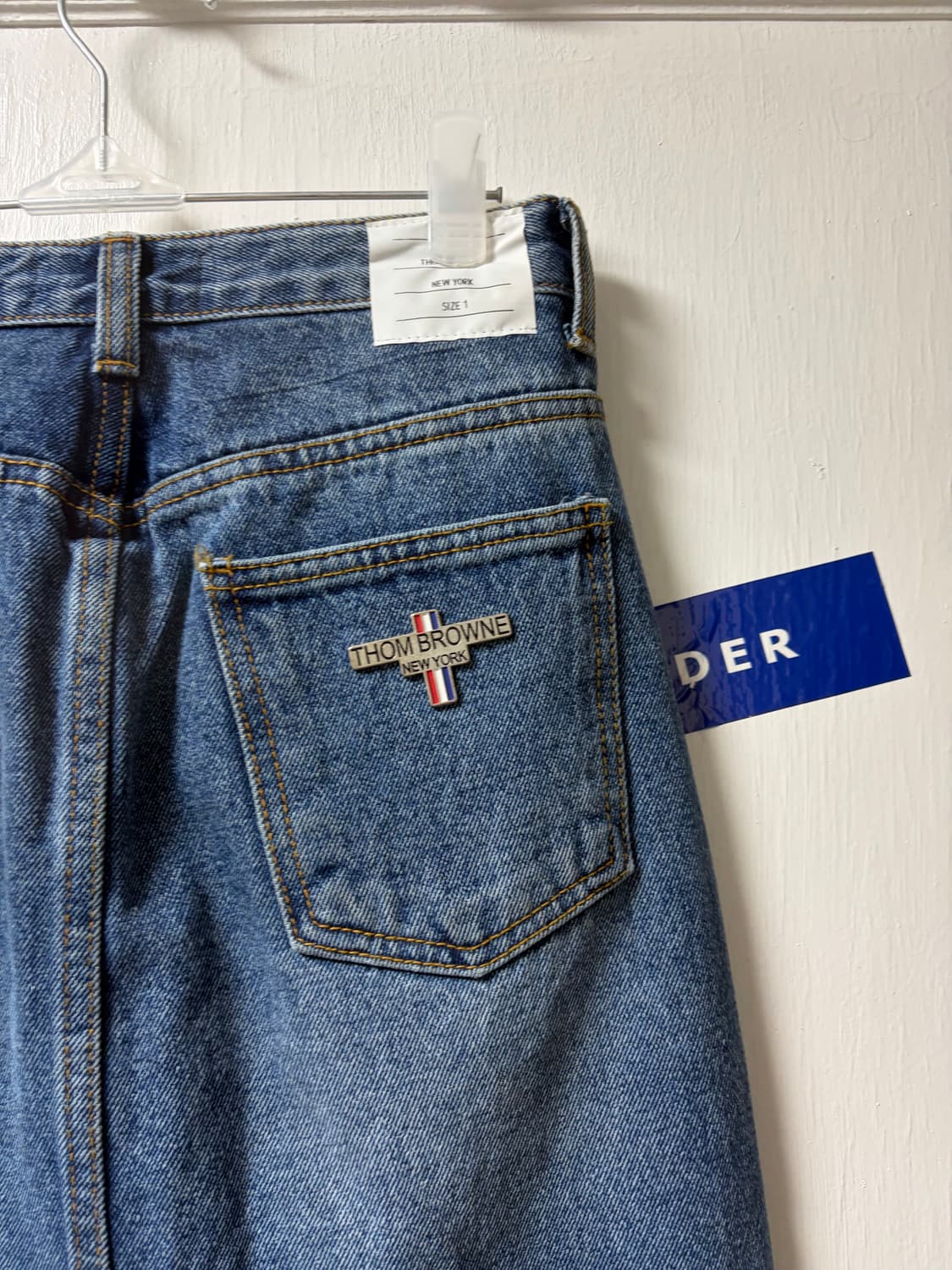 톰브라운 청치마 미디기장 1사이즈 상품이미지6