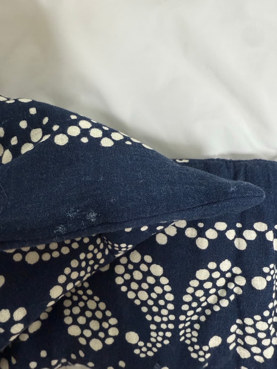 캐피탈 kapital 레이온 반다나 패턴 케사 머플러 목도리 네이비 상품이미지3