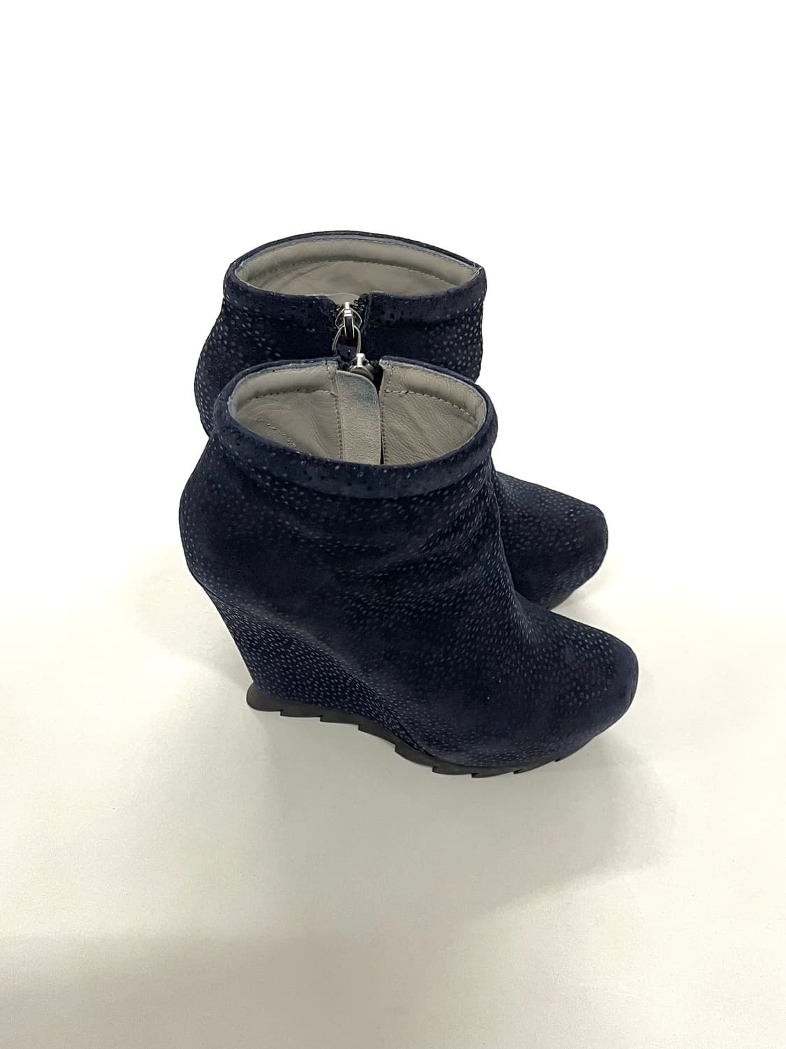 카밀라 스코브가드 레더 웨지힐 부츠 상품이미지4