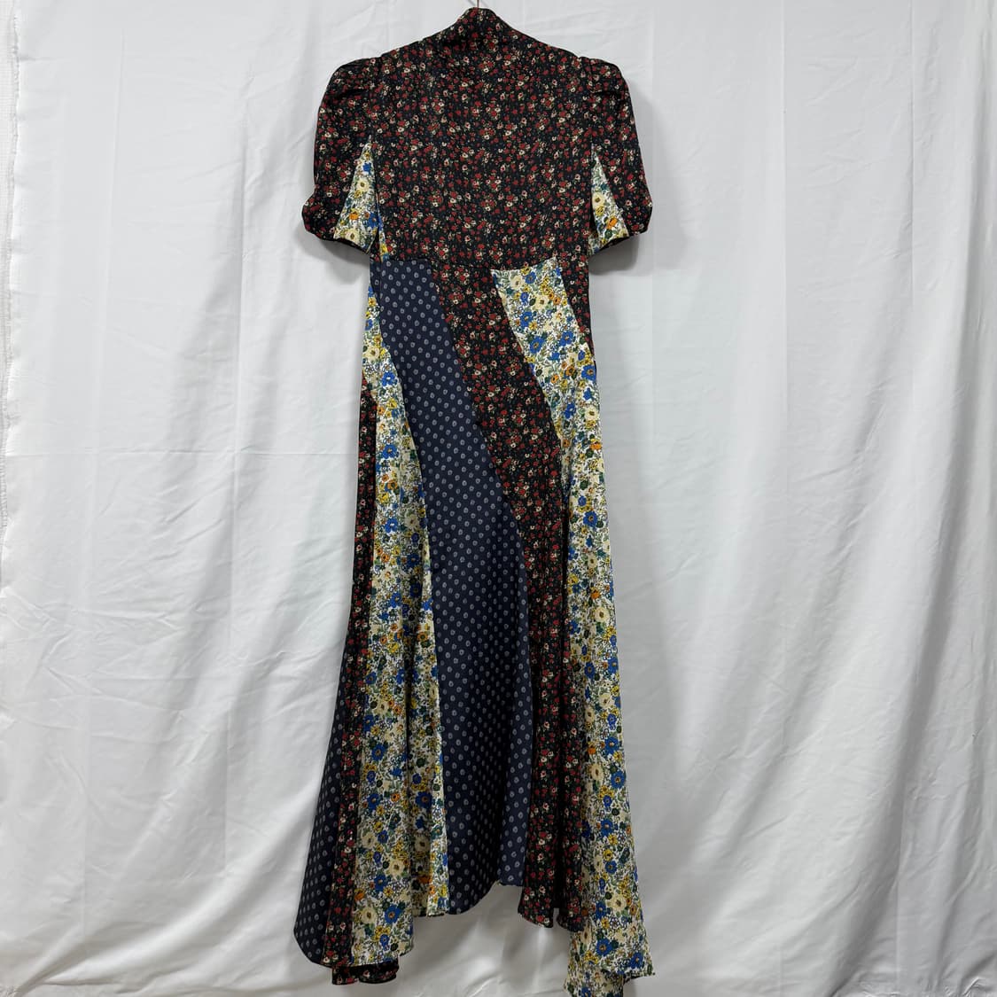 [제니 착용] 산드로(SANDRO) Nilana 패치워크 원피스 상품이미지5